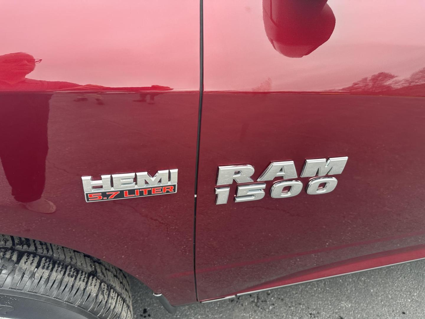 2017 Burgandy RAM 1500 SLT Crew Cab LWB 4WD (1C6RR7TTXHS) with an 5.7L V8 OHV 16V engine, 8A transmission, located at 8464 Route 219, Brockway, PA, 15824, (814) 265-1330, 41.226871, -78.780518 - Sharp looking pre owned 2017 Ram 1500 Crew Cab Big Horn 4x4 with Hemi motor, air condition, power windows and locks, 20's, hitch and much more. Low miles, serviced, and comes with a warranty. Priced to sell, hurry in this one won't last long. - Photo#2
