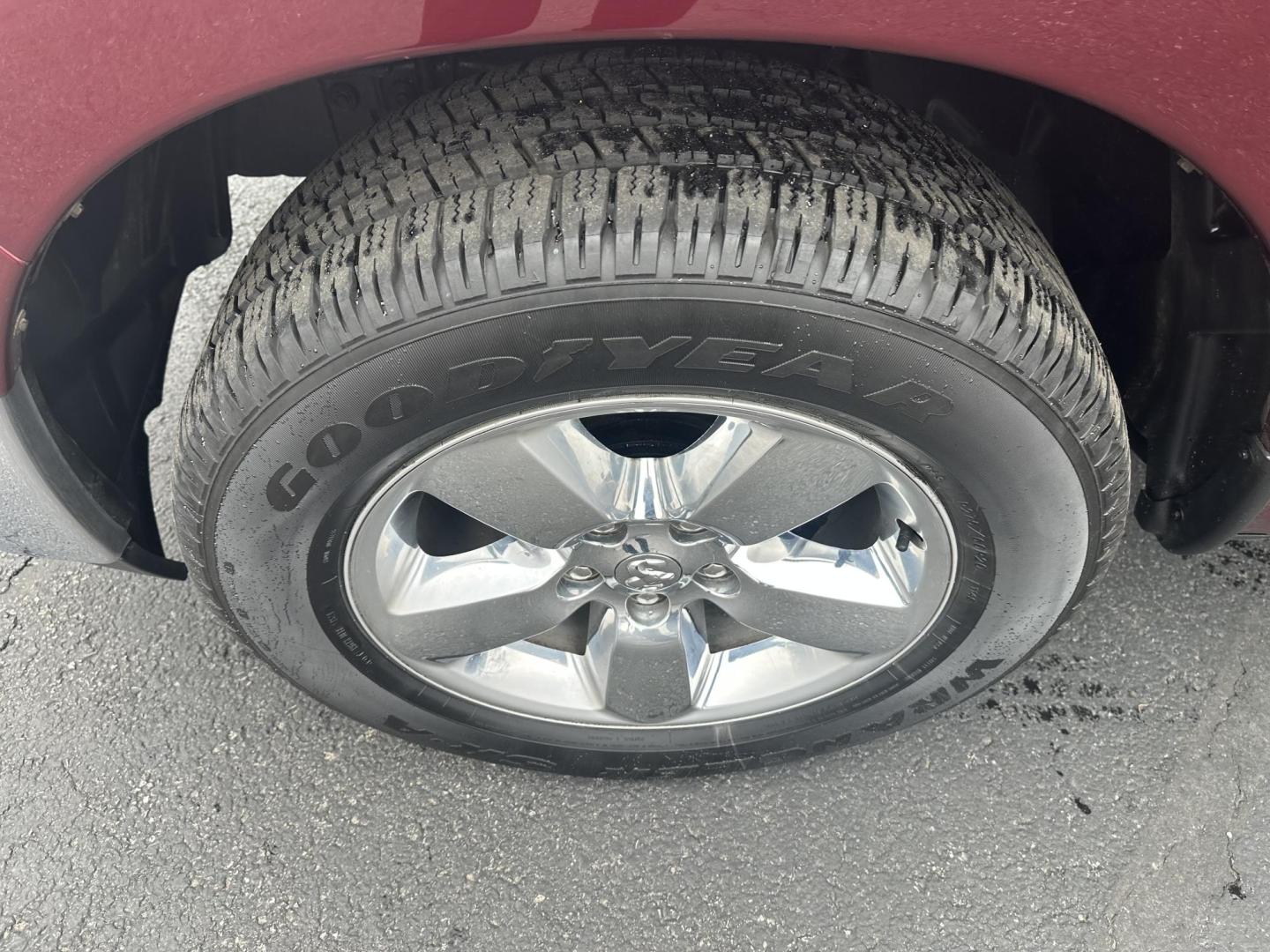 2017 Burgandy RAM 1500 SLT Crew Cab LWB 4WD (1C6RR7TTXHS) with an 5.7L V8 OHV 16V engine, 8A transmission, located at 8464 Route 219, Brockway, PA, 15824, (814) 265-1330, 41.226871, -78.780518 - Sharp looking pre owned 2017 Ram 1500 Crew Cab Big Horn 4x4 with Hemi motor, air condition, power windows and locks, 20's, hitch and much more. Low miles, serviced, and comes with a warranty. Priced to sell, hurry in this one won't last long. - Photo#1