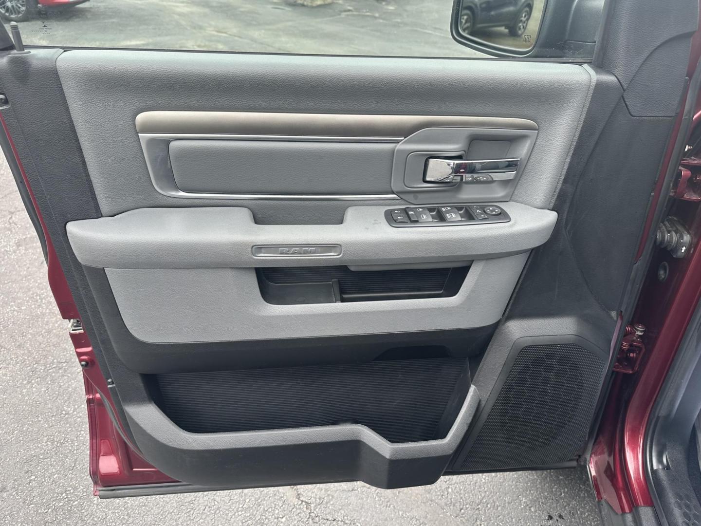 2017 Burgandy RAM 1500 SLT Crew Cab LWB 4WD (1C6RR7TTXHS) with an 5.7L V8 OHV 16V engine, 8A transmission, located at 8464 Route 219, Brockway, PA, 15824, (814) 265-1330, 41.226871, -78.780518 - Sharp looking pre owned 2017 Ram 1500 Crew Cab Big Horn 4x4 with Hemi motor, air condition, power windows and locks, 20's, hitch and much more. Low miles, serviced, and comes with a warranty. Priced to sell, hurry in this one won't last long. - Photo#5