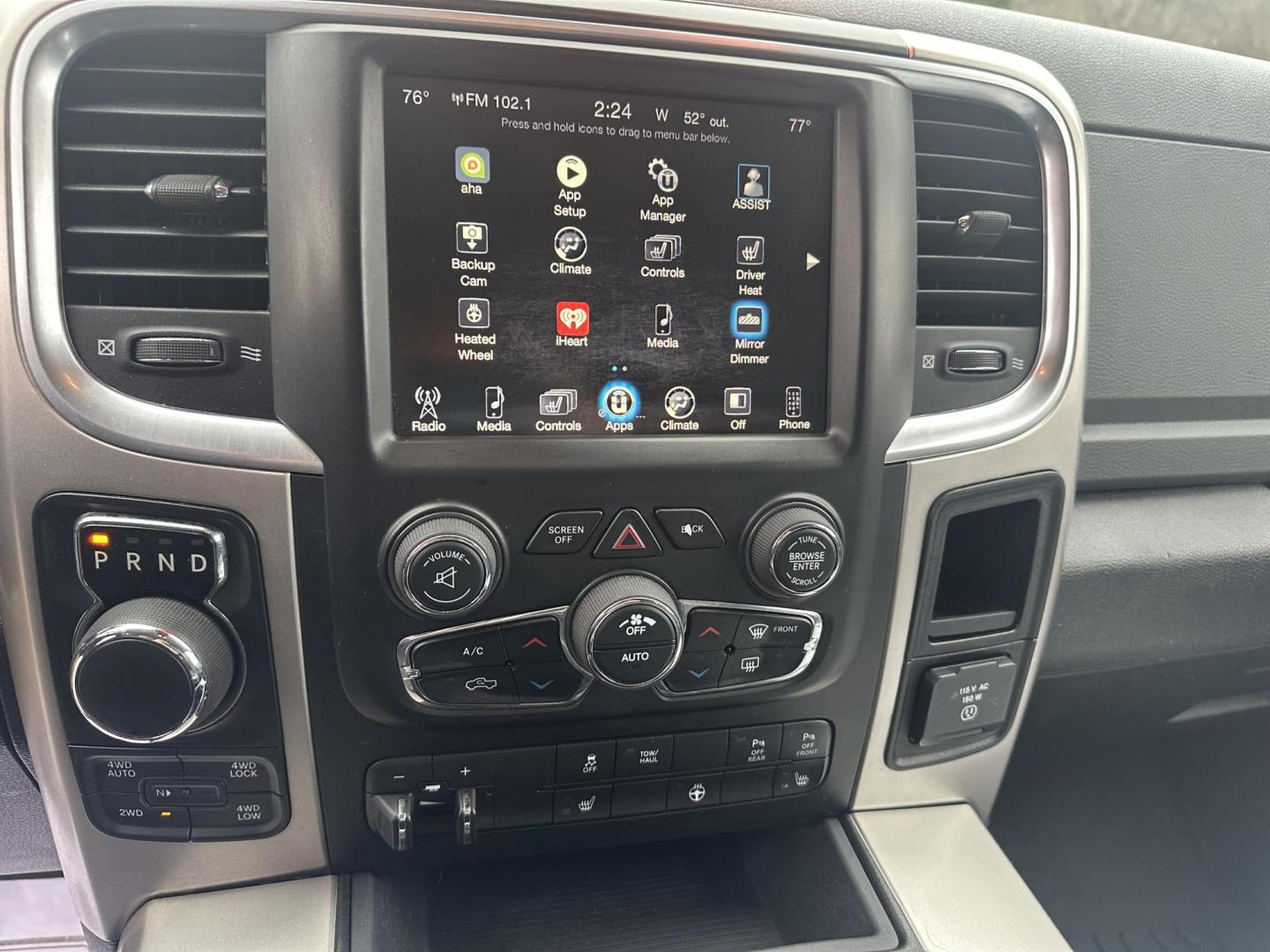 2017 Burgandy RAM 1500 SLT Crew Cab LWB 4WD (1C6RR7TTXHS) with an 5.7L V8 OHV 16V engine, 8A transmission, located at 8464 Route 219, Brockway, PA, 15824, (814) 265-1330, 41.226871, -78.780518 - Sharp looking pre owned 2017 Ram 1500 Crew Cab Big Horn 4x4 with Hemi motor, air condition, power windows and locks, 20's, hitch and much more. Low miles, serviced, and comes with a warranty. Priced to sell, hurry in this one won't last long. - Photo#6