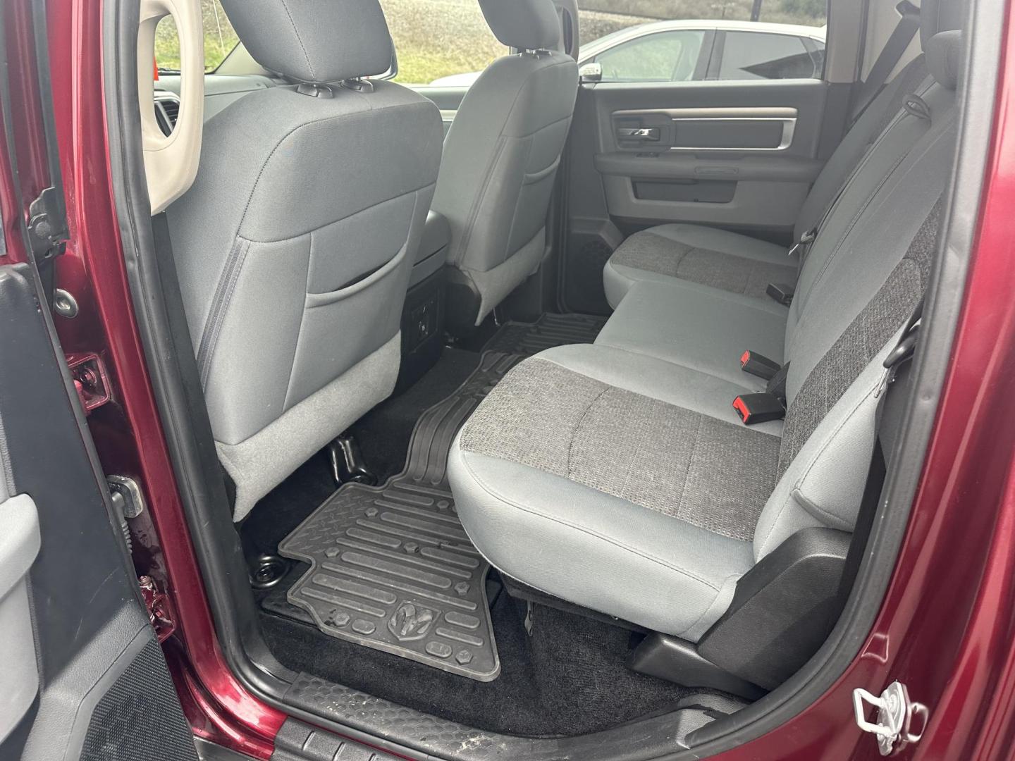 2017 Burgandy RAM 1500 SLT Crew Cab LWB 4WD (1C6RR7TTXHS) with an 5.7L V8 OHV 16V engine, 8A transmission, located at 8464 Route 219, Brockway, PA, 15824, (814) 265-1330, 41.226871, -78.780518 - Sharp looking pre owned 2017 Ram 1500 Crew Cab Big Horn 4x4 with Hemi motor, air condition, power windows and locks, 20's, hitch and much more. Low miles, serviced, and comes with a warranty. Priced to sell, hurry in this one won't last long. - Photo#7