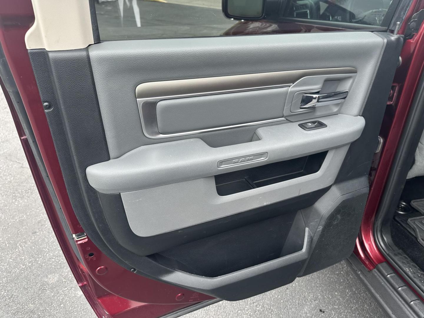 2017 Burgandy RAM 1500 SLT Crew Cab LWB 4WD (1C6RR7TTXHS) with an 5.7L V8 OHV 16V engine, 8A transmission, located at 8464 Route 219, Brockway, PA, 15824, (814) 265-1330, 41.226871, -78.780518 - Sharp looking pre owned 2017 Ram 1500 Crew Cab Big Horn 4x4 with Hemi motor, air condition, power windows and locks, 20's, hitch and much more. Low miles, serviced, and comes with a warranty. Priced to sell, hurry in this one won't last long. - Photo#8