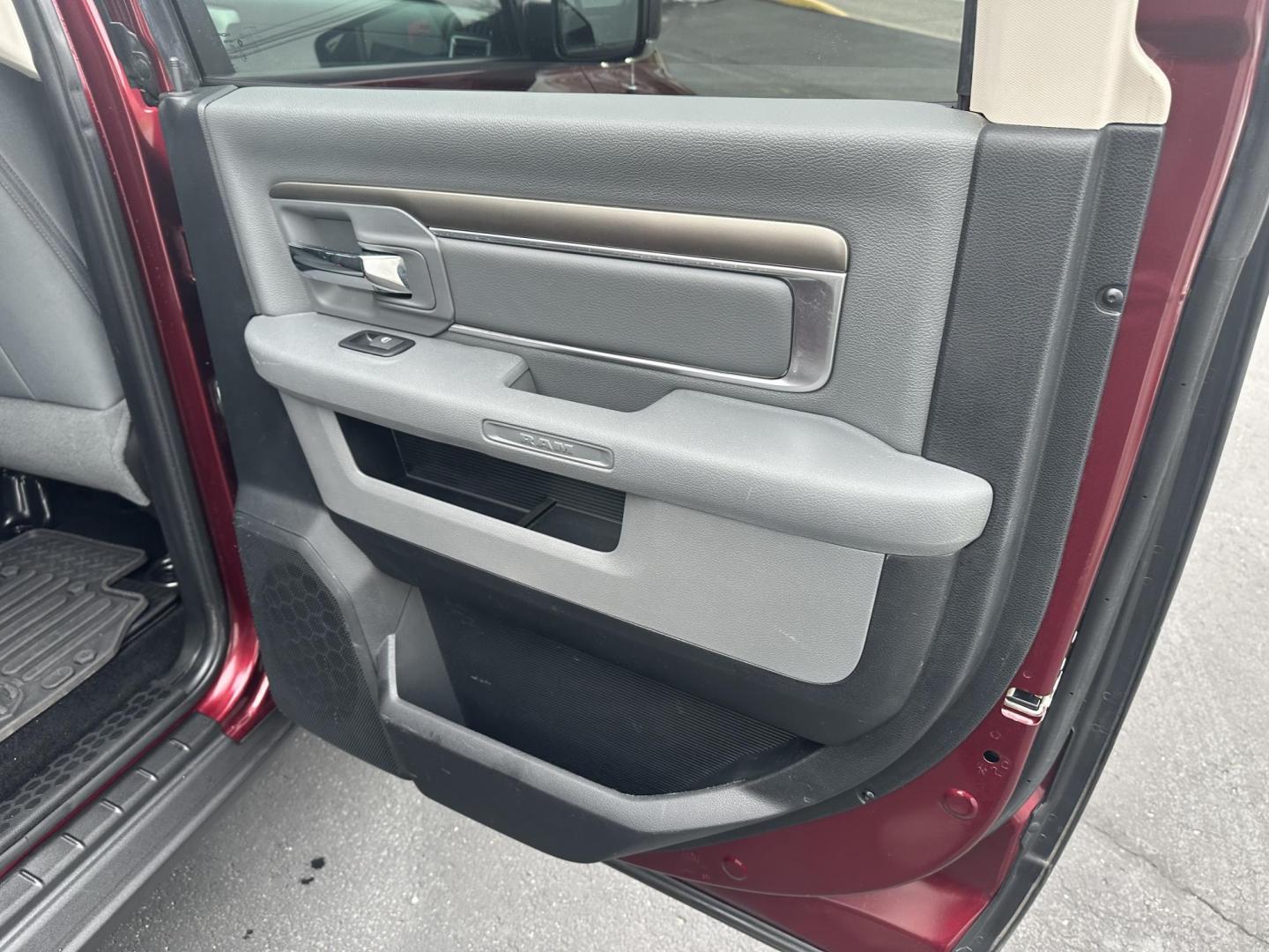 2017 Burgandy RAM 1500 SLT Crew Cab LWB 4WD (1C6RR7TTXHS) with an 5.7L V8 OHV 16V engine, 8A transmission, located at 8464 Route 219, Brockway, PA, 15824, (814) 265-1330, 41.226871, -78.780518 - Sharp looking pre owned 2017 Ram 1500 Crew Cab Big Horn 4x4 with Hemi motor, air condition, power windows and locks, 20's, hitch and much more. Low miles, serviced, and comes with a warranty. Priced to sell, hurry in this one won't last long. - Photo#15