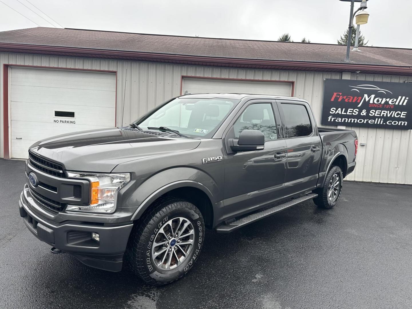 2018 Gray Ford F-150 XLT SuperCrew 6.5-ft. Bed 4WD (1FTEW1EP6JK) with an 2.7L V6 DOHC 24V engine, 6A transmission, located at 8464 Route 219, Brockway, PA, 15824, (814) 265-1330, 41.226871, -78.780518 - Must see sharp, clean, well taken care of 2018 Ford F150 Crew Cab XLT 4x4 with Sport package, air condition, power windows and locks, power/heated front seats, Navigation, factory alloy wheels, bed liner, factory hitch, power rear sliding window and ONLY 48000 miles. This Ford truck is serviced, Pa- - Photo#0