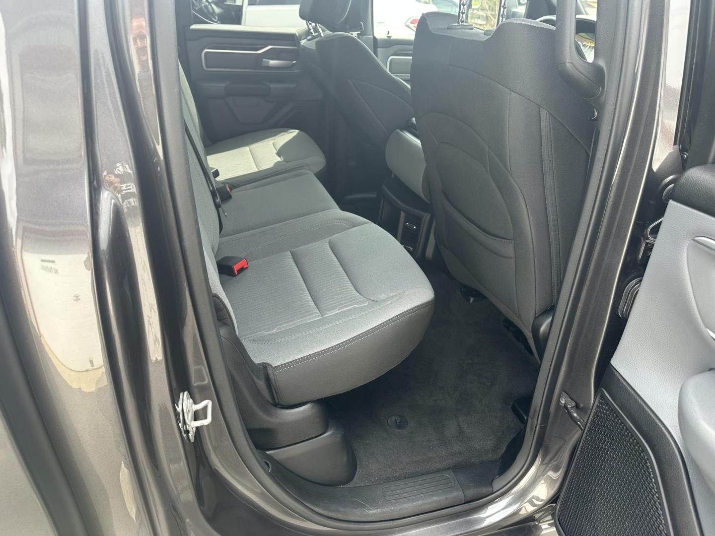2021 Gray RAM 1500 Big Horn Quad Cab 4WD (1C6SRFBT2MN) with an Hemi engine, 8A transmission, located at 8464 Route 219, Brockway, PA, 15824, (814) 265-1330, 41.226871, -78.780518 - Very clean and well taken care of 2021 Ram 1500 Q/Cab Big Horn 4wd truck with air condition, power windows and locks, spray in liner, alloy wheels and HEMI motor. Low miles, 1-owner, serviced and comes with factory warranty. - Photo#16