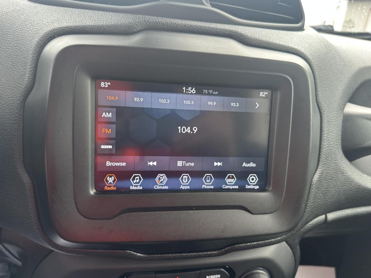 2020 Black Jeep Renegade Latitude 4WD (ZACNJBBB7LP) with an 2.4L L4 DOHC 16V engine, 9A transmission, located at 8464 Route 219, Brockway, PA, 15824, (814) 265-1330, 41.226871, -78.780518 - Photo#5