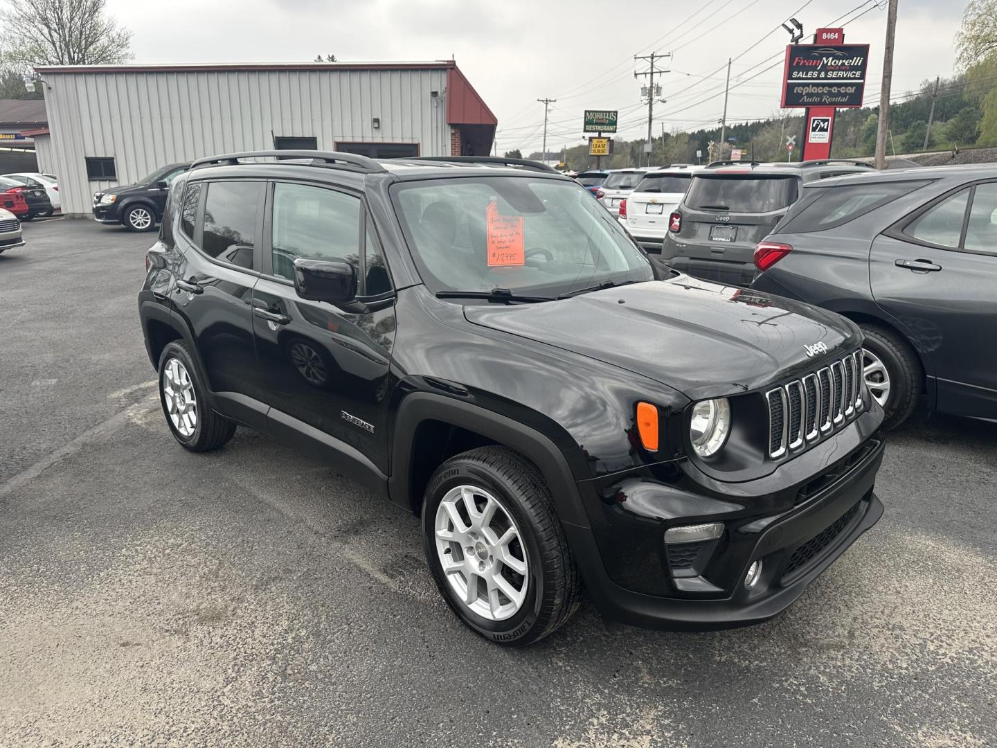 2020 Black Jeep Renegade Latitude 4WD (ZACNJBBB7LP) with an 2.4L L4 DOHC 16V engine, 9A transmission, located at 8464 Route 219, Brockway, PA, 15824, (814) 265-1330, 41.226871, -78.780518 - Photo#19