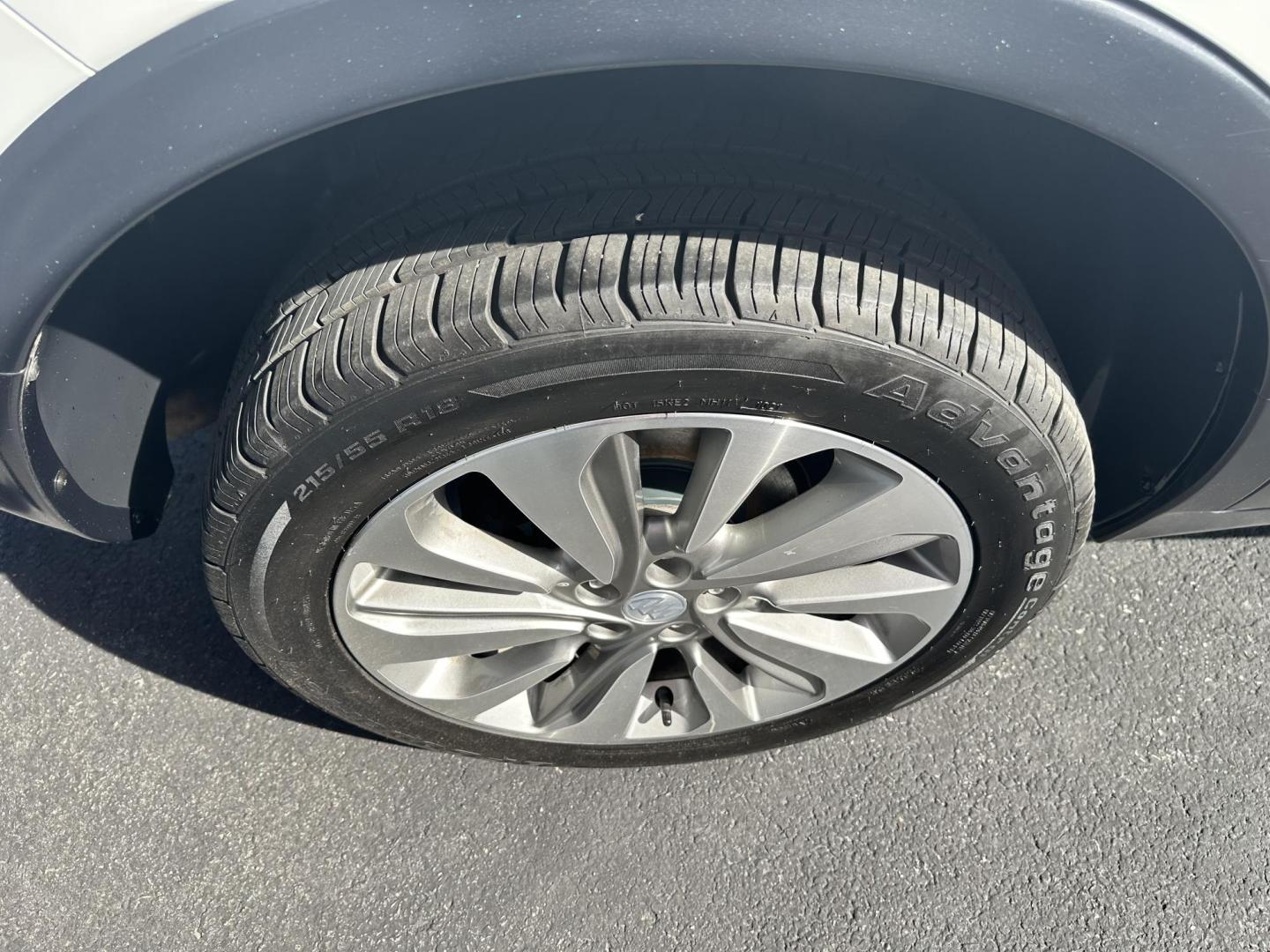 2017 White Buick Encore Preferred AWD (KL4CJESBXHB) with an 1.4L L4 DOHC 16V TURBO engine, 6A transmission, located at 8464 Route 219, Brockway, PA, 15824, (814) 265-1330, 41.226871, -78.780518 - Photo#13