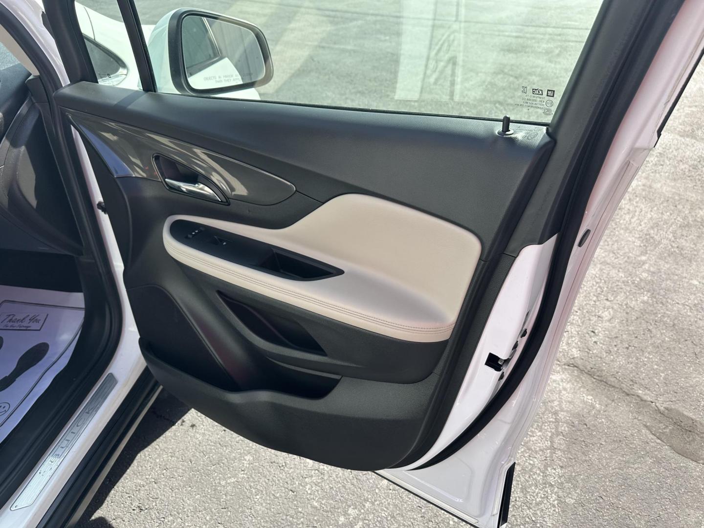 2017 White Buick Encore Preferred AWD (KL4CJESBXHB) with an 1.4L L4 DOHC 16V TURBO engine, 6A transmission, located at 8464 Route 219, Brockway, PA, 15824, (814) 265-1330, 41.226871, -78.780518 - Photo#17