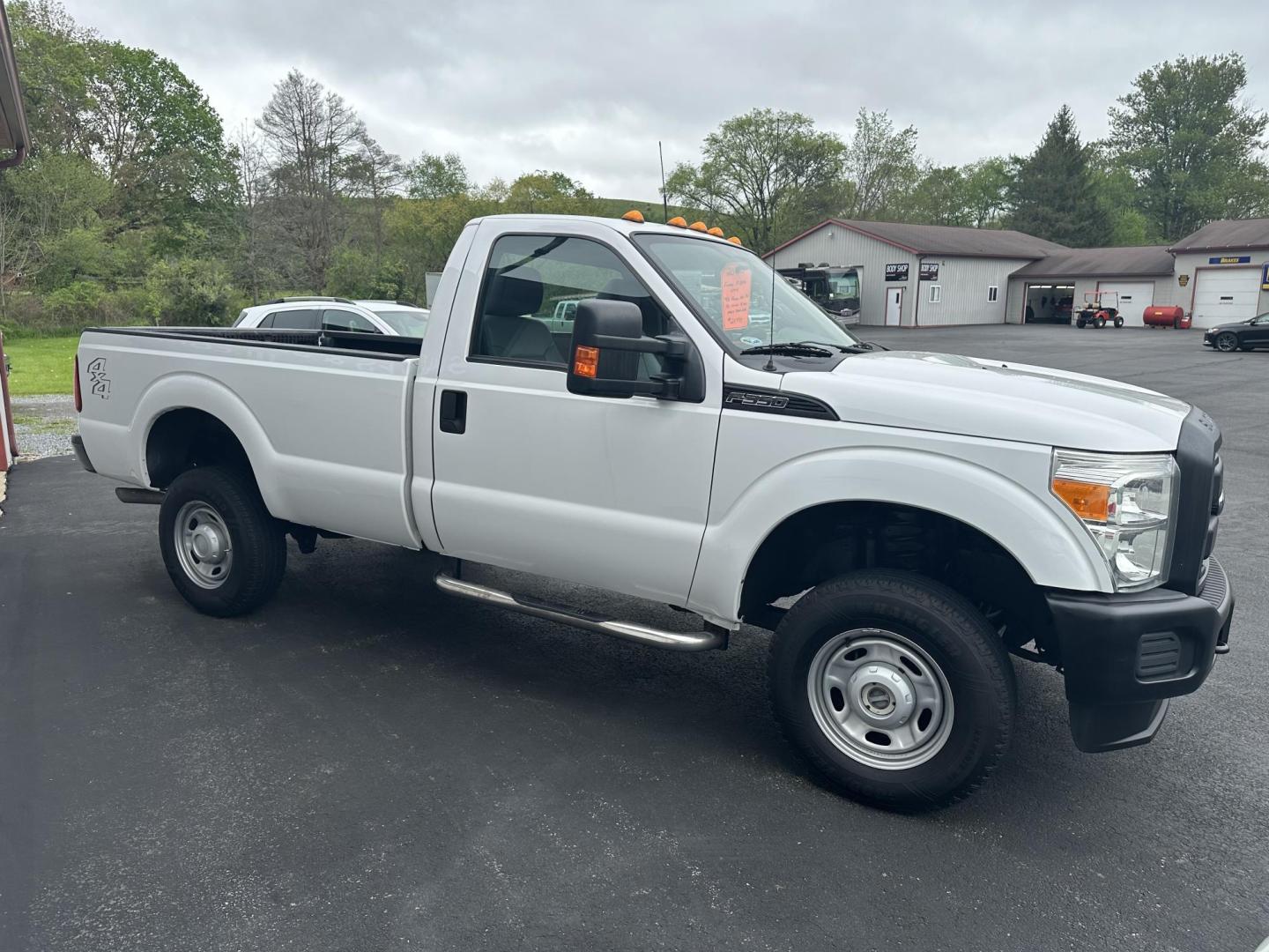 2015 White Ford F-350 SD XL 4WD (1FTRF3B63FE) with an 6.2L V8 OHV 16V engine, 6-Speed Automatic transmission, located at 8464 Route 219, Brockway, PA, 15824, (814) 265-1330, 41.226871, -78.780518 - Hard to find truck, and we have the right one. Stop in and check out this 2015 Ford F350 R/Cab 4x4 with gas engine. Well equipped with a/c, power windows and locks, 8'bed and ONLY 78900 miles. Serviced and ready to go. Save thousands on this pre owned Ford truck. - Photo#16