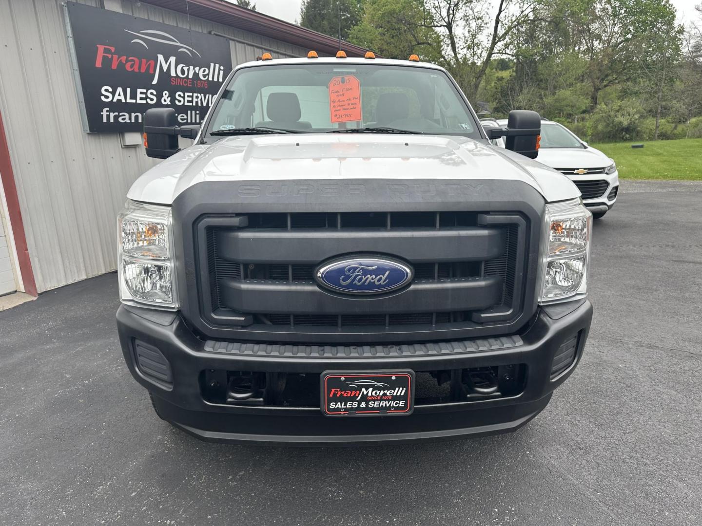 2015 White Ford F-350 SD XL 4WD (1FTRF3B63FE) with an 6.2L V8 OHV 16V engine, 6-Speed Automatic transmission, located at 8464 Route 219, Brockway, PA, 15824, (814) 265-1330, 41.226871, -78.780518 - Hard to find truck, and we have the right one. Stop in and check out this 2015 Ford F350 R/Cab 4x4 with gas engine. Well equipped with a/c, power windows and locks, 8'bed and ONLY 78900 miles. Serviced and ready to go. Save thousands on this pre owned Ford truck. - Photo#17