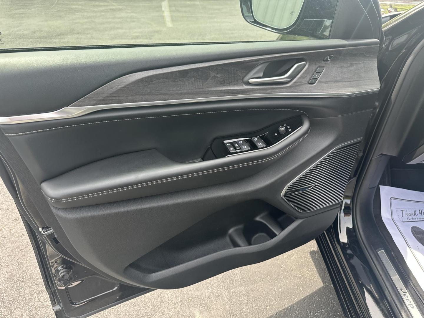 2021 Black Jeep Grand Cherokee L Overland 4WD (1C4RJKDG9M8) with an 3.6L V6 DOHC 24V engine, 8A transmission, located at 8464 Route 219, Brockway, PA, 15824, (814) 265-1330, 41.226871, -78.780518 - MUST SEE 2021 JEEP GRAND CHEROKEE L OVERLAND WELL EQUIPPED AND SERVICED UP...This pre owned Jeep has leather interior with power/heated front seats, pano roof, navigation, captain chairs, rear a/c, back up camera, factory alloy wheels and low miles. This Jeep suv is a 1-owner with a little factory w - Photo#3