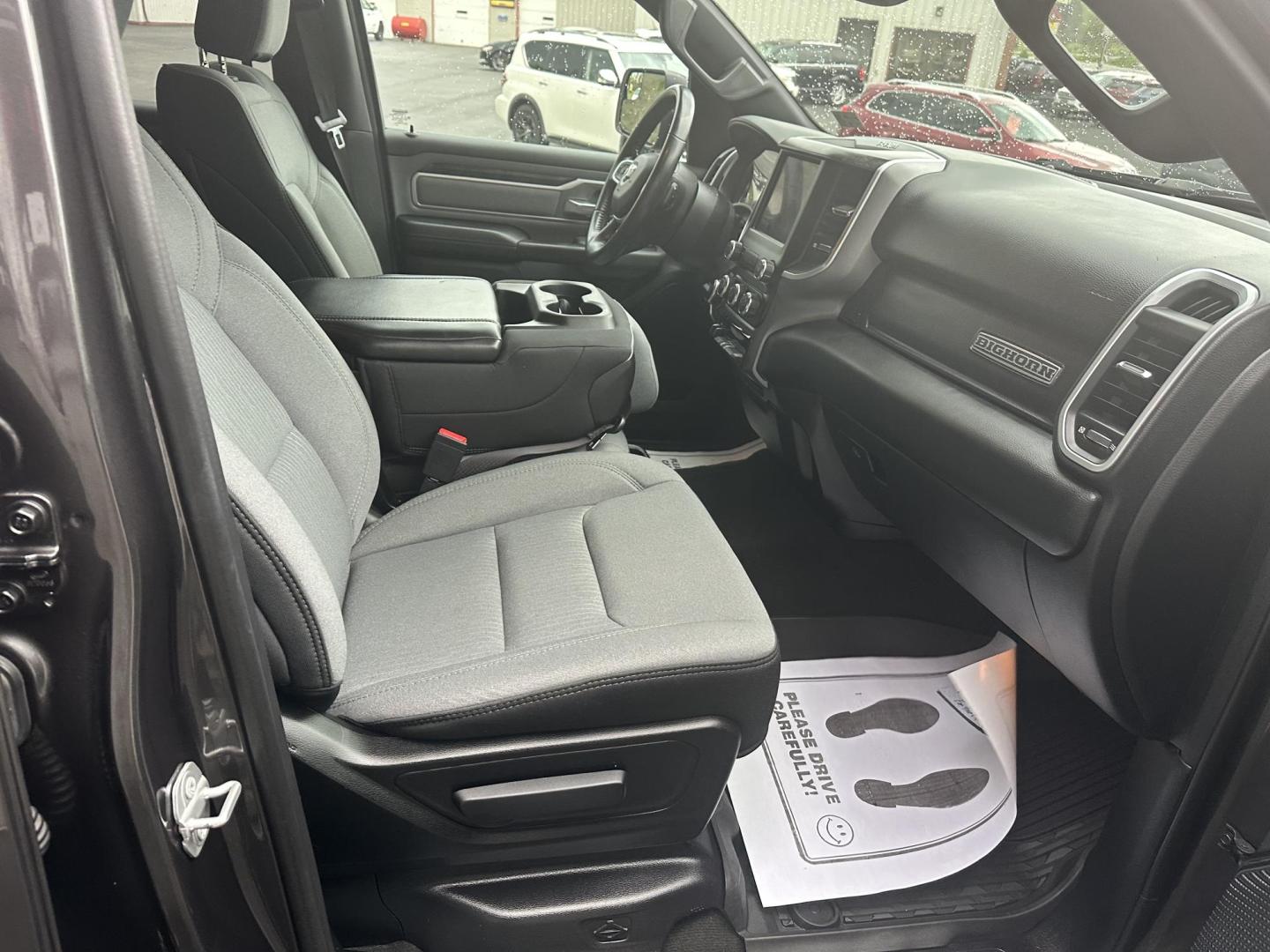 2021 Gray RAM 1500 Big Horn Quad Cab 4WD (1C6SRFBT0MN) with an V8 engine, 8A transmission, located at 8464 Route 219, Brockway, PA, 15824, (814) 265-1330, 41.226871, -78.780518 - Good looking 2021 Ram 1500 Q/Cab 4wd with Hemi motor, air condition, power windows and locks. factory hitch, power seat and much more. This Ram truck is serviced, Pa-inspected, and comes with a warranty. - Photo#14