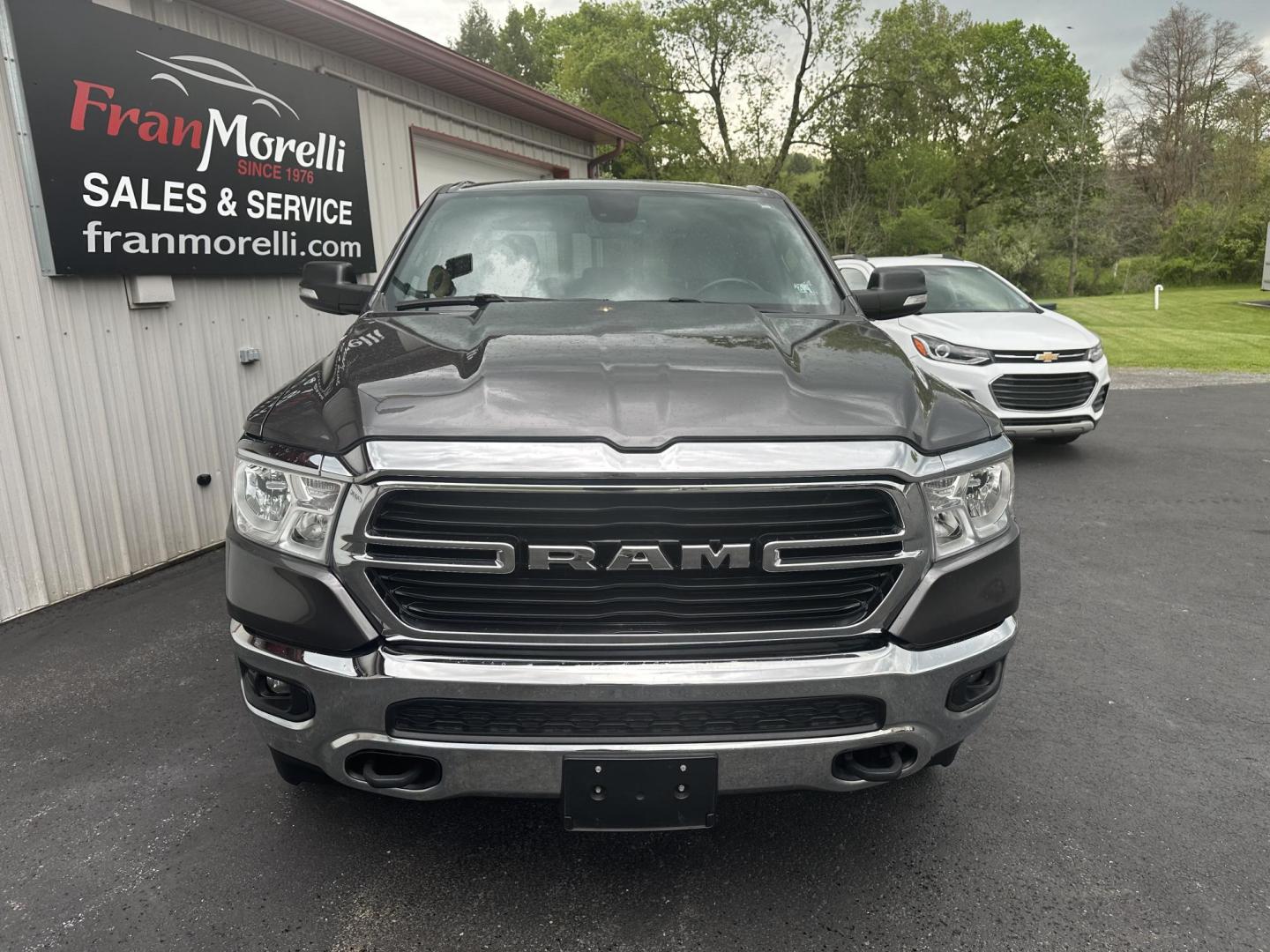 2021 Gray RAM 1500 Big Horn Quad Cab 4WD (1C6SRFBT0MN) with an V8 engine, 8A transmission, located at 8464 Route 219, Brockway, PA, 15824, (814) 265-1330, 41.226871, -78.780518 - Good looking 2021 Ram 1500 Q/Cab 4wd with Hemi motor, air condition, power windows and locks. factory hitch, power seat and much more. This Ram truck is serviced, Pa-inspected, and comes with a warranty. - Photo#18