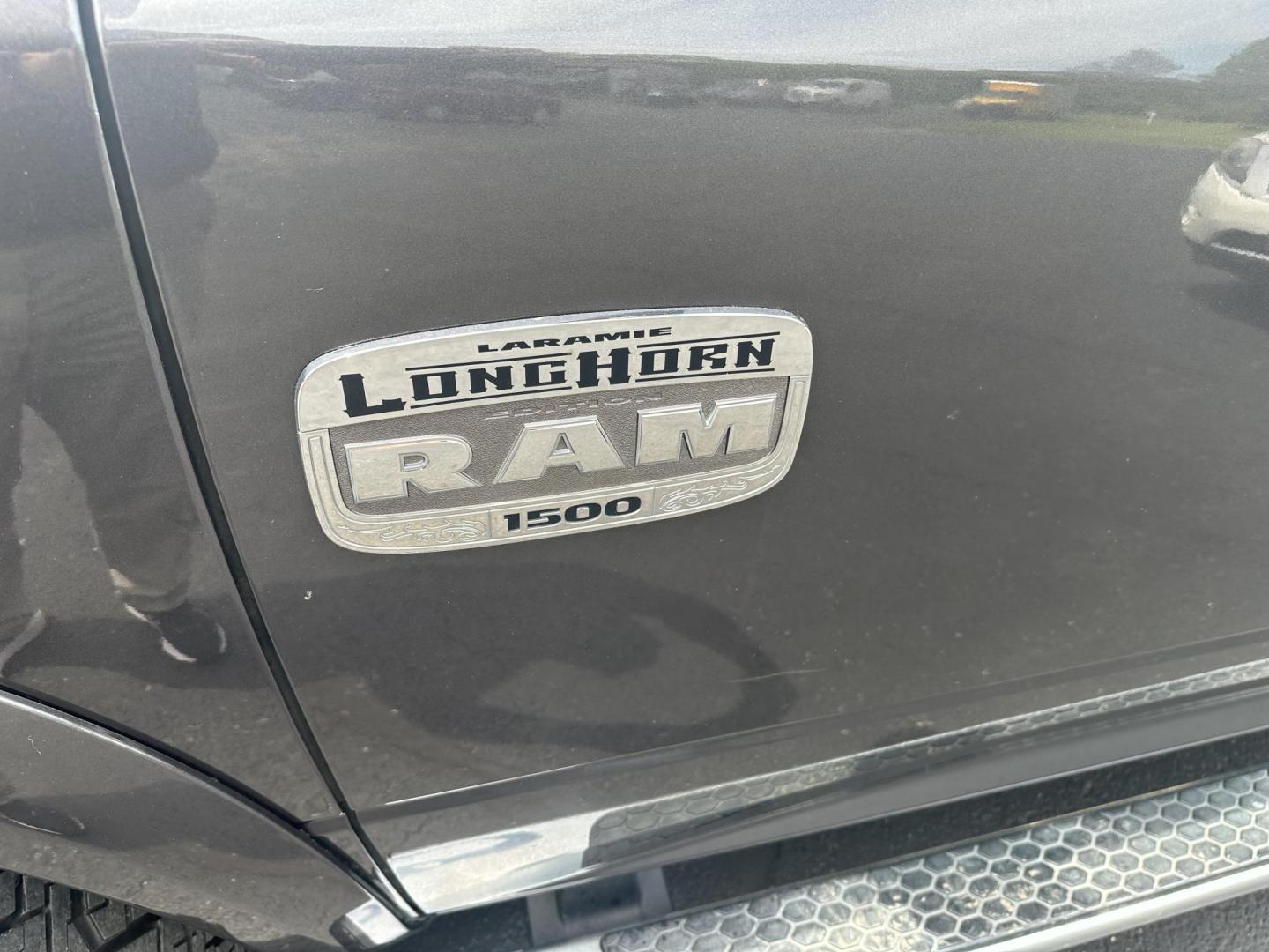 2018 Gray RAM 1500 Longhorn Crew Cab SWB 4WD (1C6RR7PT9JS) with an 5.7L V8 OHV 16V engine, 8A transmission, located at 8464 Route 219, Brockway, PA, 15824, (814) 265-1330, 41.226871, -78.780518 - Great price on this pre owned 2018 Ram 1500 Crew Cab well equipped and serviced up. Hemi motor with leather interior, power/heated seats, sunroof, factory hitch and much more. - Photo#2