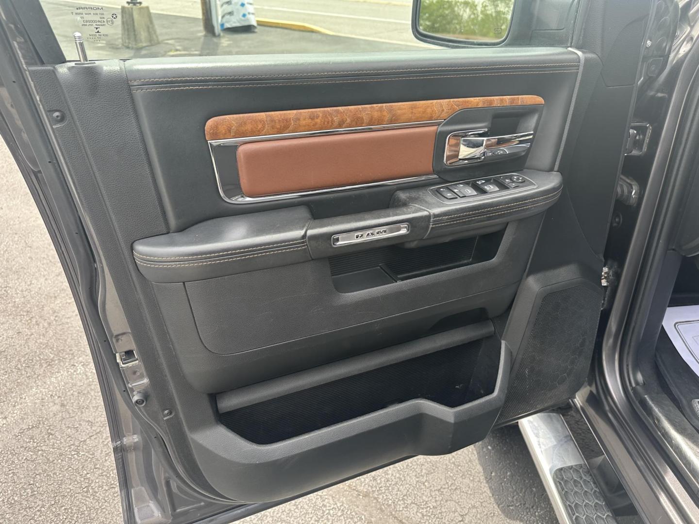 2018 Gray RAM 1500 Longhorn Crew Cab SWB 4WD (1C6RR7PT9JS) with an 5.7L V8 OHV 16V engine, 8A transmission, located at 8464 Route 219, Brockway, PA, 15824, (814) 265-1330, 41.226871, -78.780518 - Great price on this pre owned 2018 Ram 1500 Crew Cab well equipped and serviced up. Hemi motor with leather interior, power/heated seats, sunroof, factory hitch and much more. - Photo#5