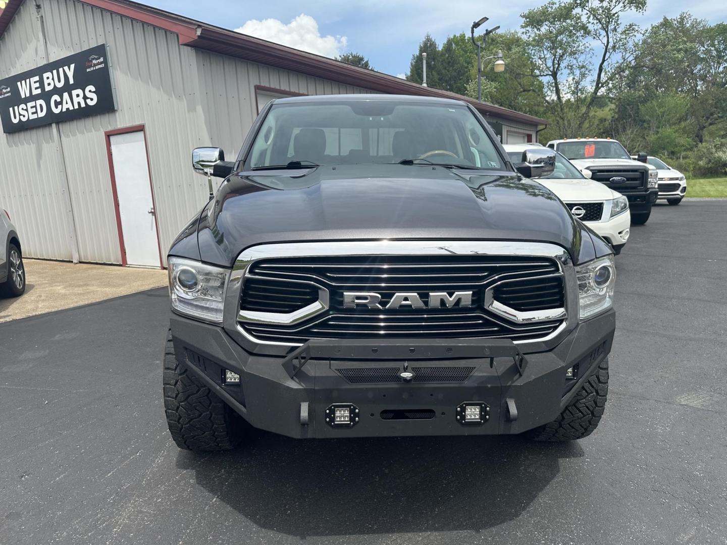 2018 Gray RAM 1500 Longhorn Crew Cab SWB 4WD (1C6RR7PT9JS) with an 5.7L V8 OHV 16V engine, 8A transmission, located at 8464 Route 219, Brockway, PA, 15824, (814) 265-1330, 41.226871, -78.780518 - Great price on this pre owned 2018 Ram 1500 Crew Cab well equipped and serviced up. Hemi motor with leather interior, power/heated seats, sunroof, factory hitch and much more. - Photo#21