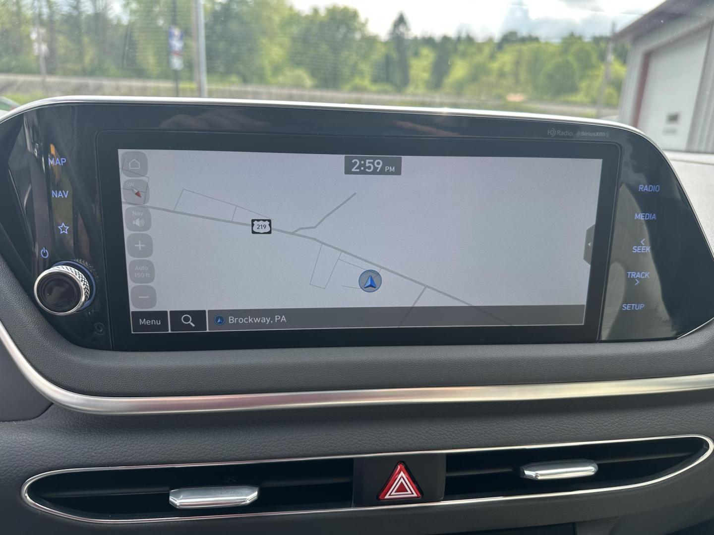 2023 Gray Hyundai Sonata SEL (KMHL64JA1PA) with an 2.5L L4 DOHC 16V engine, 8A transmission, located at 8464 Route 219, Brockway, PA, 15824, (814) 265-1330, 41.226871, -78.780518 - Photo#8