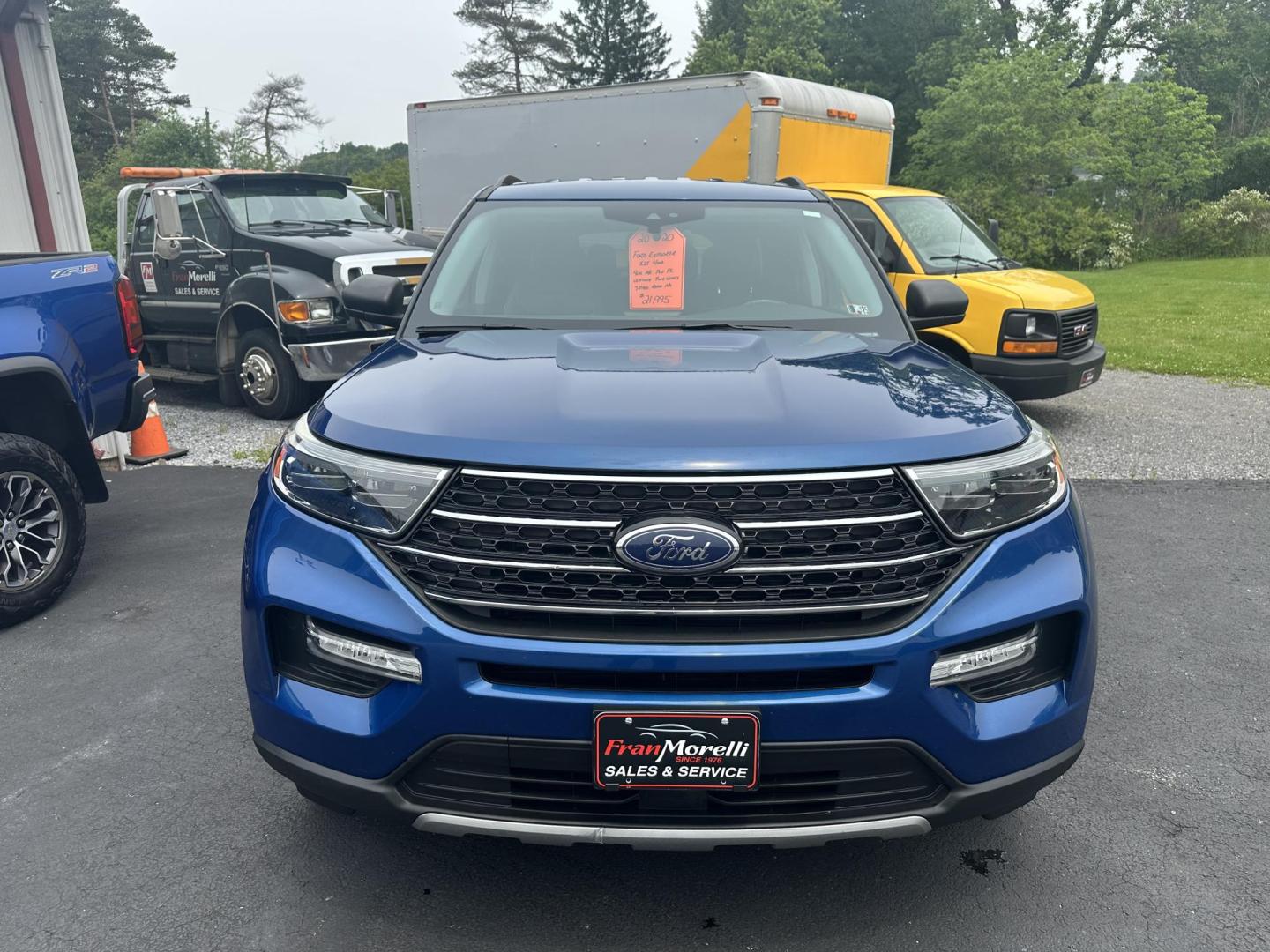 2020 Blue Ford Explorer XLT AWD (1FMSK8DH2LG) with an 2.3L L4 DOHC 16V engine, 10A transmission, located at 8464 Route 219, Brockway, PA, 15824, (814) 265-1330, 41.226871, -78.780518 - Fresh local trade well equipped and in very nice shape. This 2020 Ford Explorer XLT 4-wheel drive has 4 cylinder engine, leather interior, air condition, power/heated front seats, 7-passenger with rear a/c, factory alloys and much more. Serviced for delivery. Great price hurry in this one won't last - Photo#21
