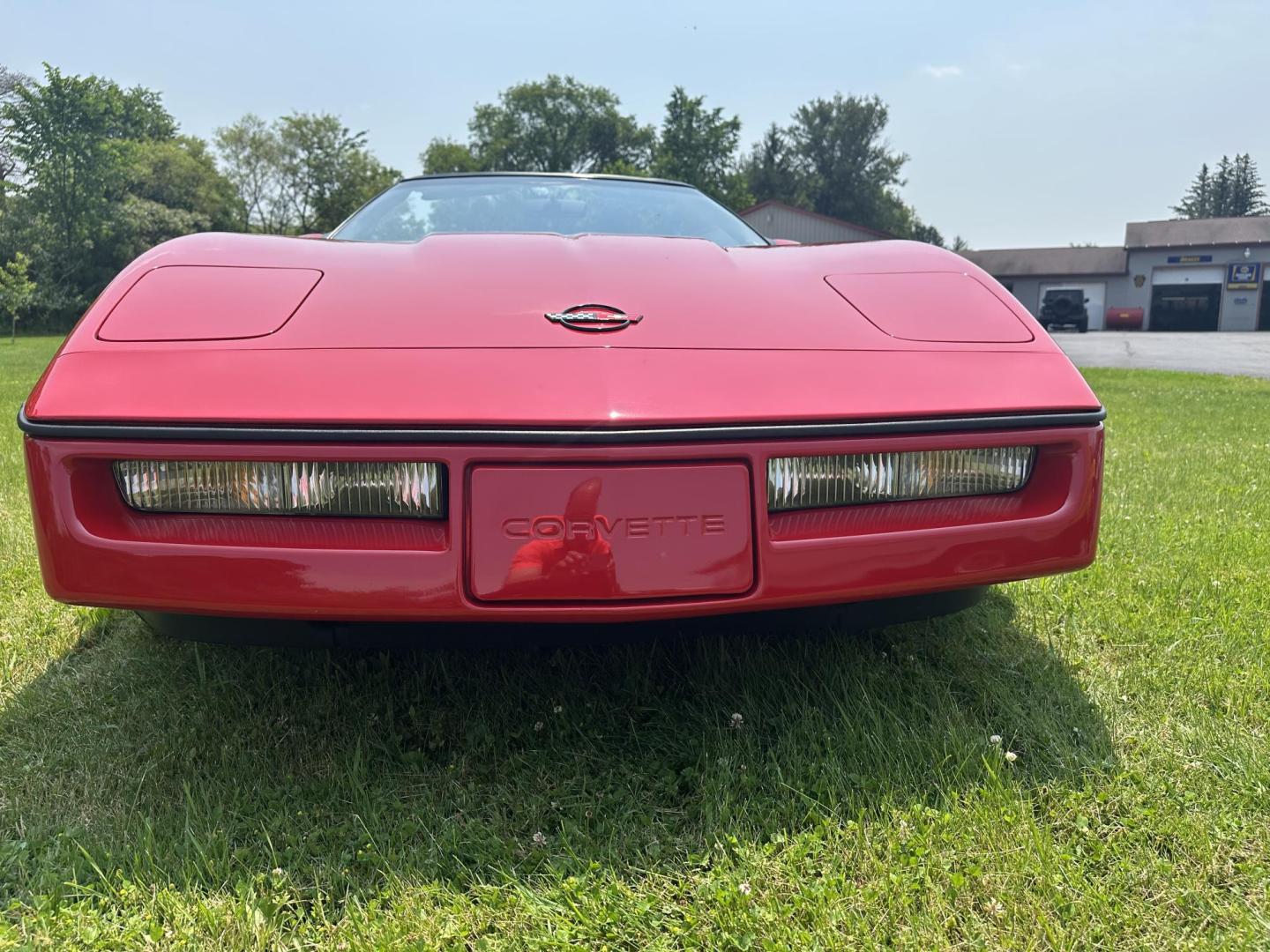 1988 Red Chevrolet Corvette Convertible (1G1YY3180J5) with an 5.7L V8 OHV 16V engine, located at 8464 Route 219, Brockway, PA, 15824, (814) 265-1330, 41.226871, -78.780518 - Photo#20