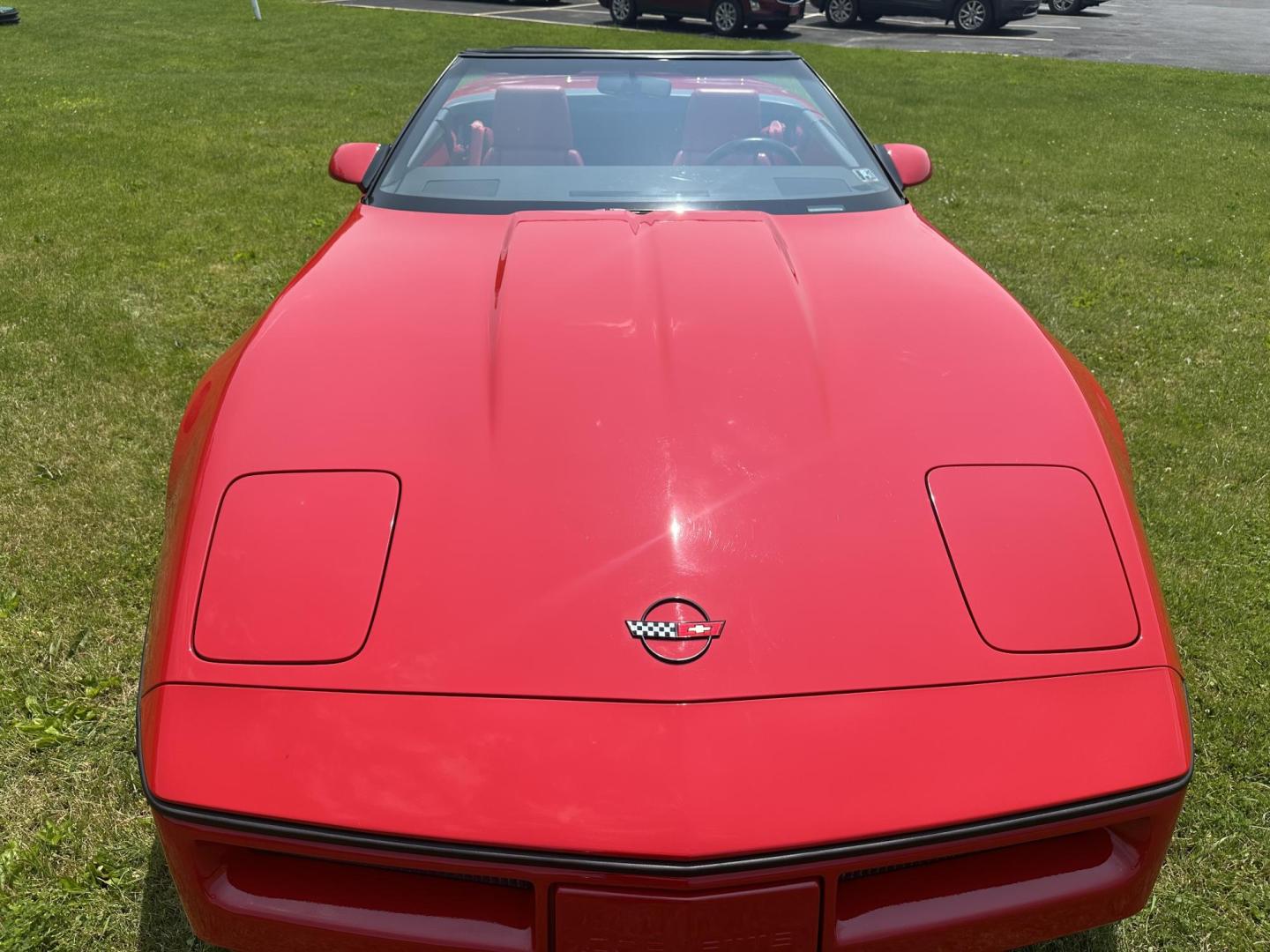 1988 Red Chevrolet Corvette Convertible (1G1YY3180J5) with an 5.7L V8 OHV 16V engine, located at 8464 Route 219, Brockway, PA, 15824, (814) 265-1330, 41.226871, -78.780518 - Photo#21