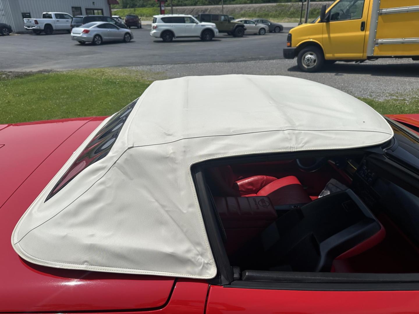 1988 Red Chevrolet Corvette Convertible (1G1YY3180J5) with an 5.7L V8 OHV 16V engine, located at 8464 Route 219, Brockway, PA, 15824, (814) 265-1330, 41.226871, -78.780518 - Photo#26