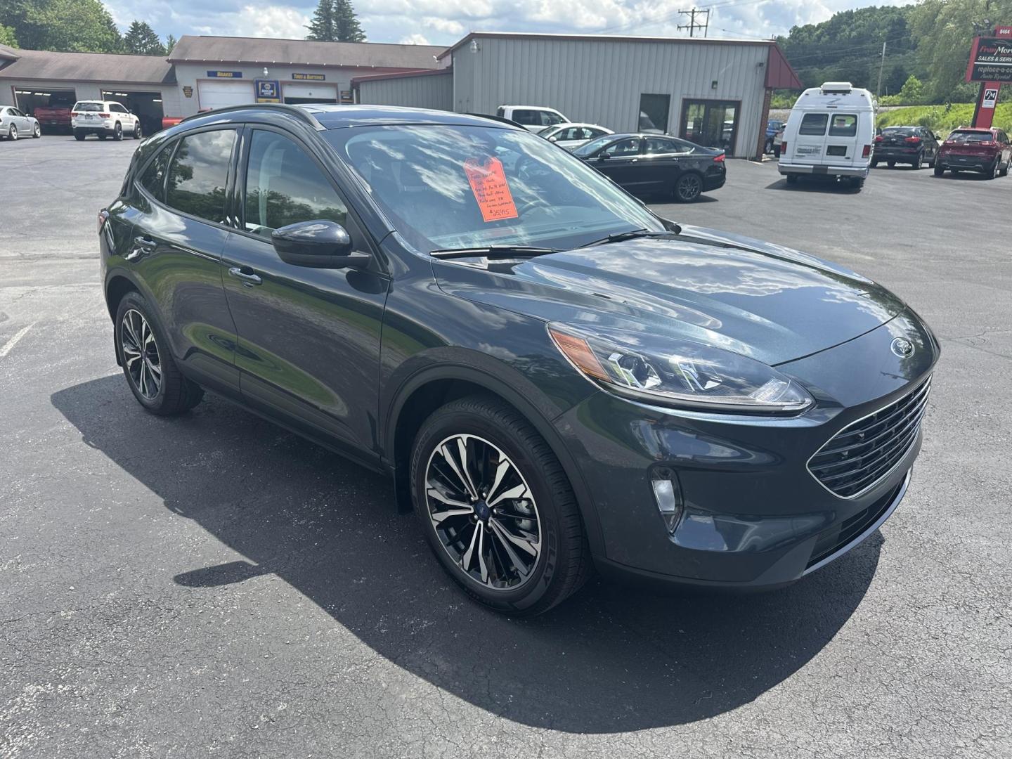 2022 Blue Ford Escape SEL 2.0L AWD (1FMCU9H99NU) with an 2.0L L4 DOHC 16V engine, 6A transmission, located at 8464 Route 219, Brockway, PA, 15824, (814) 265-1330, 41.226871, -78.780518 - Good looking 2022 Ford Escape SEL AWD in very nice condition and well equipped. This Ford Suv comes with air condition, power windows and locks, power/heated front seats, navigation, back up camera, pano roof, and factory alloy wheels. ONLY 37,000 miles on this 1-owner suv and is serviced for delive - Photo#20