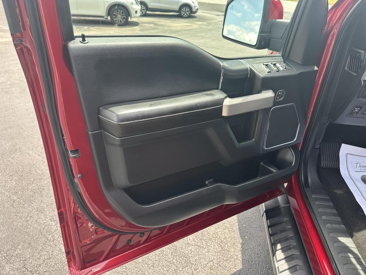 2019 Red Ford F-150 Lariat SuperCrew 5.5-ft. Bed 4WD (1FTEW1E57KF) with an 5.0L V8 OHV 32V engine, 6A transmission, located at 8464 Route 219, Brockway, PA, 15824, (814) 265-1330, 41.226871, -78.780518 - Sharp looking 2019 Ford F150 Crew Cab Lariat 4wd with 5.0/V8 engine, leather interior with cool/heated/pwr front seats, navigation, sunroof, air condition, bed cover, factory hitch and so much more. This truck will be serviced for delivery and comes with a warranty. - Photo#6