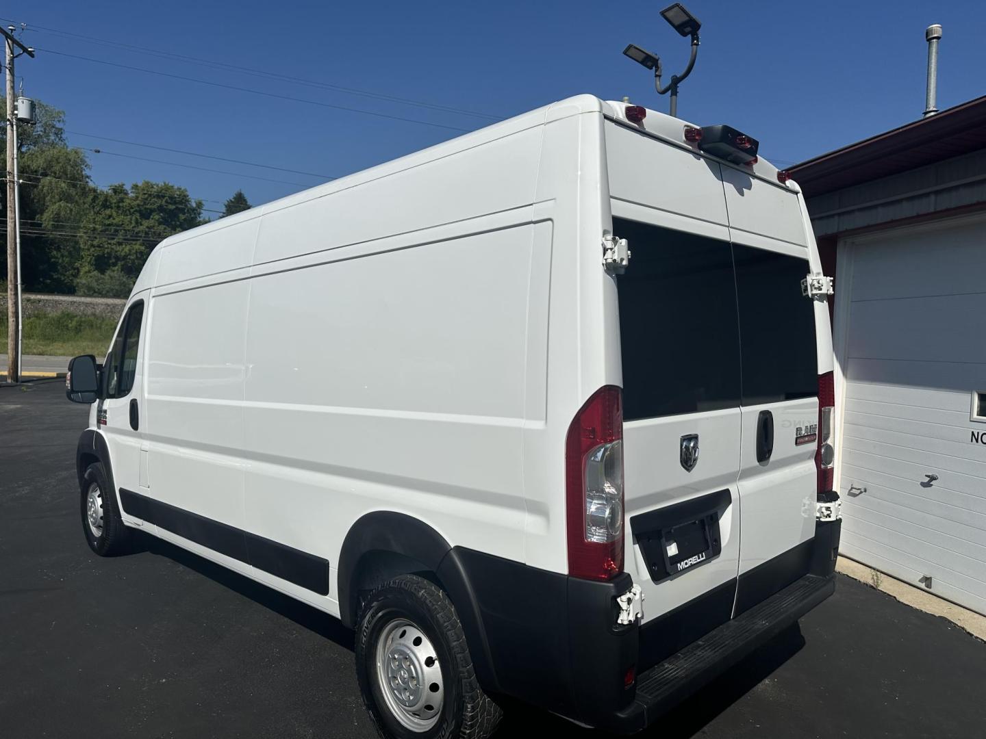 2019 White RAM Promaster 2500 High Roof Tradesman 159-in. WB (3C6TRVDG5KE) with an 3.6L V6 engine, 6A transmission, located at 8464 Route 219, Brockway, PA, 15824, (814) 265-1330, 41.226871, -78.780518 - Must see 2019 Ram 2500 Cargo van with built in shelves, high top, and ONLY 60000 miles. This van is in nice shape with lots of life left in it and serviced for delivery. Priced to sell, save thousands... - Photo#8