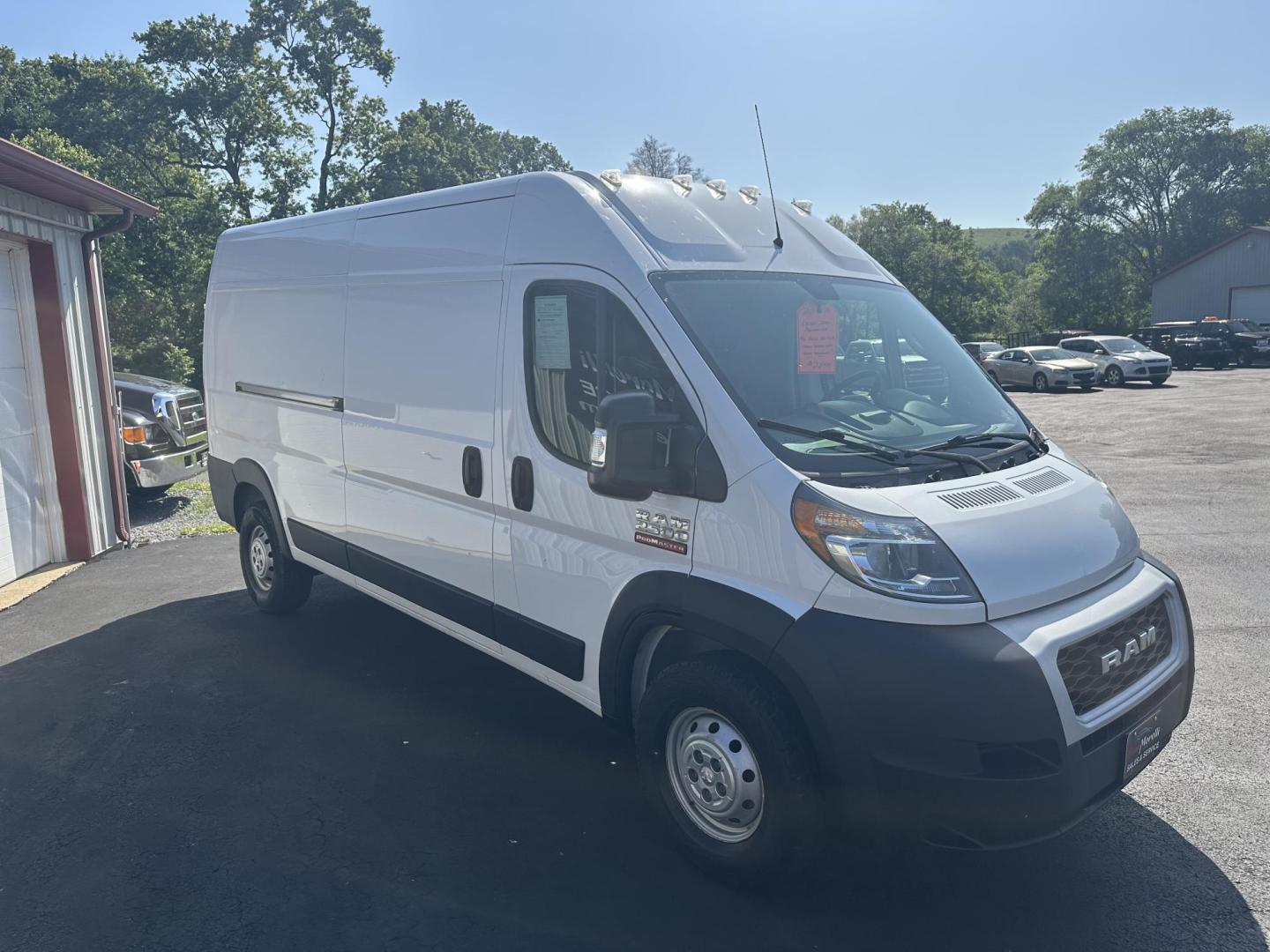 2019 White RAM Promaster 2500 High Roof Tradesman 159-in. WB (3C6TRVDG5KE) with an 3.6L V6 engine, 6A transmission, located at 8464 Route 219, Brockway, PA, 15824, (814) 265-1330, 41.226871, -78.780518 - Must see 2019 Ram 2500 Cargo van with built in shelves, high top, and ONLY 60000 miles. This van is in nice shape with lots of life left in it and serviced for delivery. Priced to sell, save thousands... - Photo#16