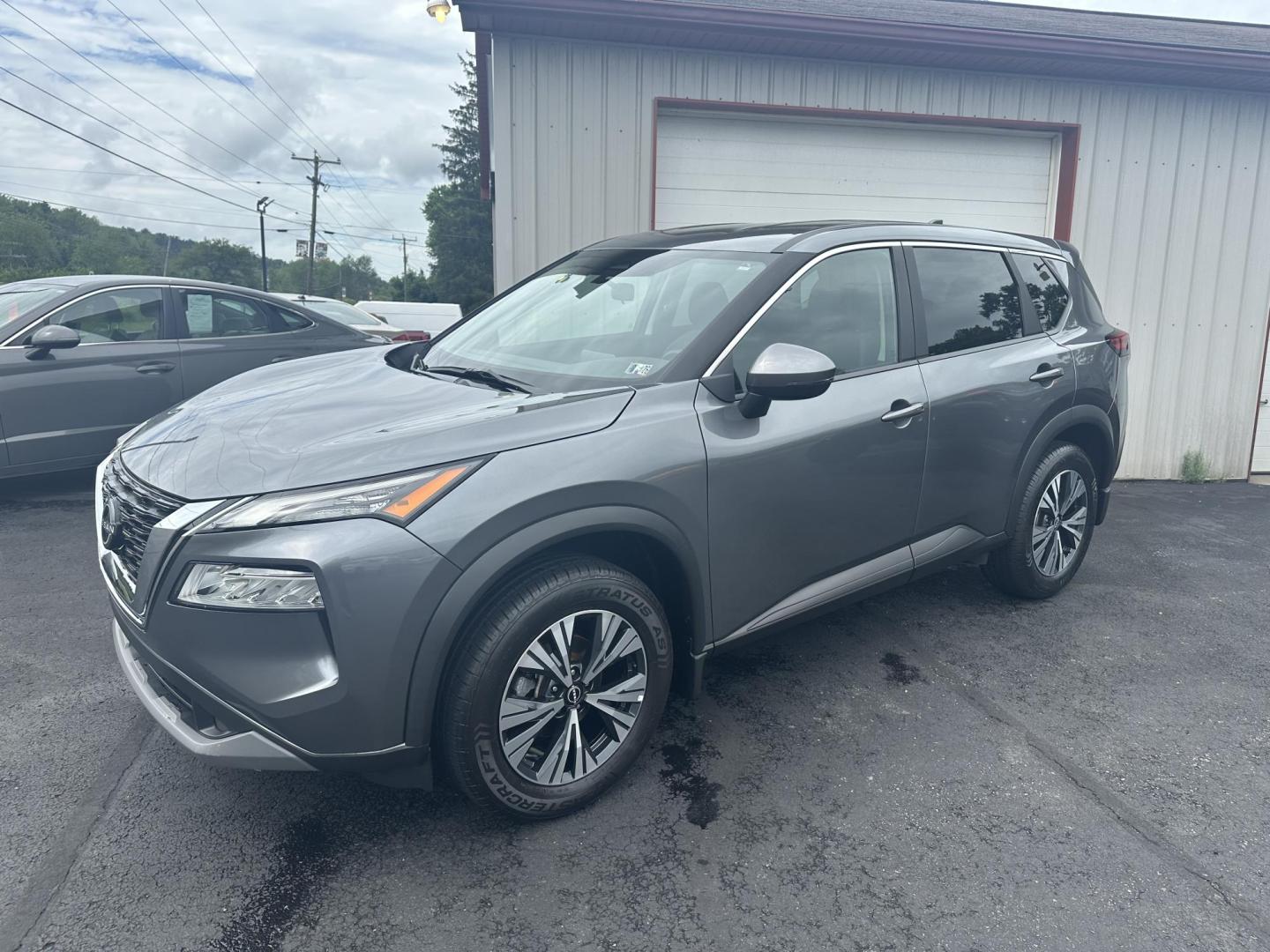 2023 Gray Nissan Rogue SV AWD (5N1BT3BB4PC) with an 2.5L L4 DOHC 16V engine, CVT transmission, located at 8464 Route 219, Brockway, PA, 15824, (814) 265-1330, 41.226871, -78.780518 - A must see suv with low miles and well taken care of. This 2023 Nissan Rogue SV all wheel drive with air condition, power windows and locks, power seat, factory alloys and much more. Serviced and remaining factory warranty. - Photo#0