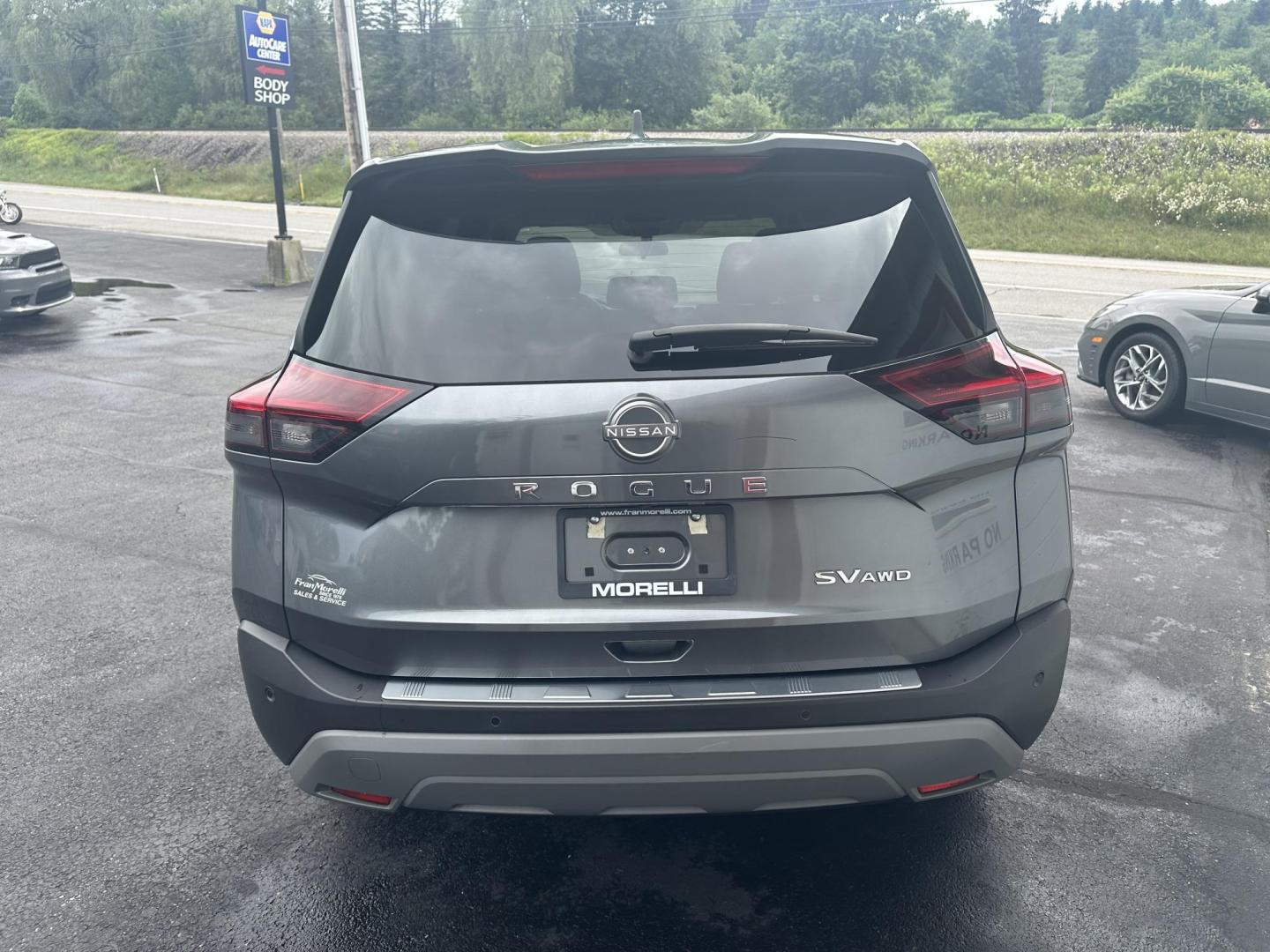 2023 Gray Nissan Rogue SV AWD (5N1BT3BB4PC) with an 2.5L L4 DOHC 16V engine, CVT transmission, located at 8464 Route 219, Brockway, PA, 15824, (814) 265-1330, 41.226871, -78.780518 - A must see suv with low miles and well taken care of. This 2023 Nissan Rogue SV all wheel drive with air condition, power windows and locks, power seat, factory alloys and much more. Serviced and remaining factory warranty. - Photo#11