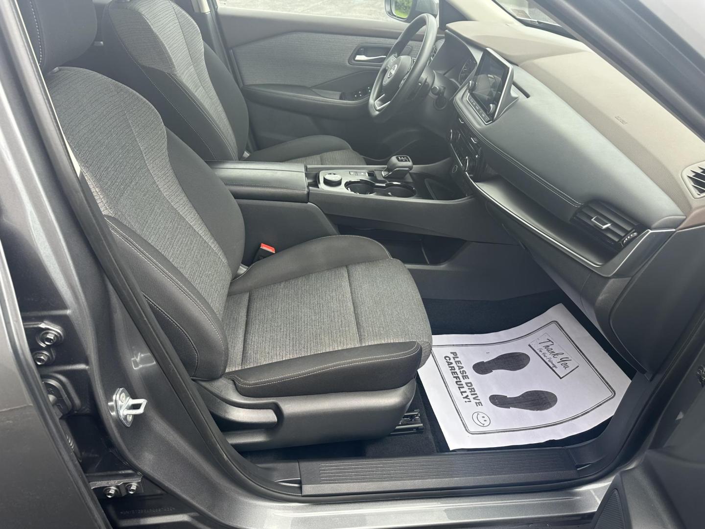2023 Gray Nissan Rogue SV AWD (5N1BT3BB4PC) with an 2.5L L4 DOHC 16V engine, CVT transmission, located at 8464 Route 219, Brockway, PA, 15824, (814) 265-1330, 41.226871, -78.780518 - A must see suv with low miles and well taken care of. This 2023 Nissan Rogue SV all wheel drive with air condition, power windows and locks, power seat, factory alloys and much more. Serviced and remaining factory warranty. - Photo#17
