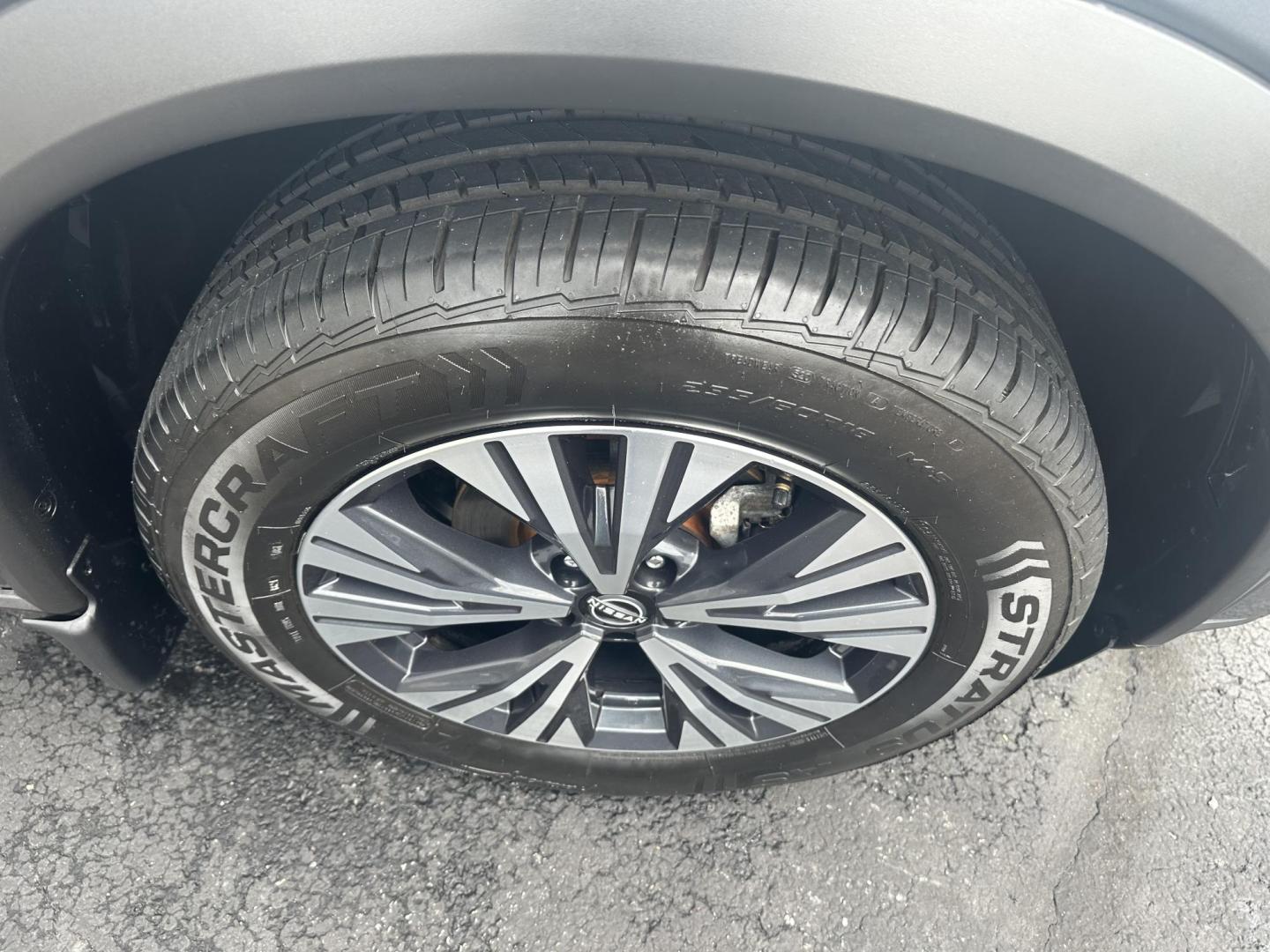2023 Gray Nissan Rogue SV AWD (5N1BT3BB4PC) with an 2.5L L4 DOHC 16V engine, CVT transmission, located at 8464 Route 219, Brockway, PA, 15824, (814) 265-1330, 41.226871, -78.780518 - A must see suv with low miles and well taken care of. This 2023 Nissan Rogue SV all wheel drive with air condition, power windows and locks, power seat, factory alloys and much more. Serviced and remaining factory warranty. - Photo#19