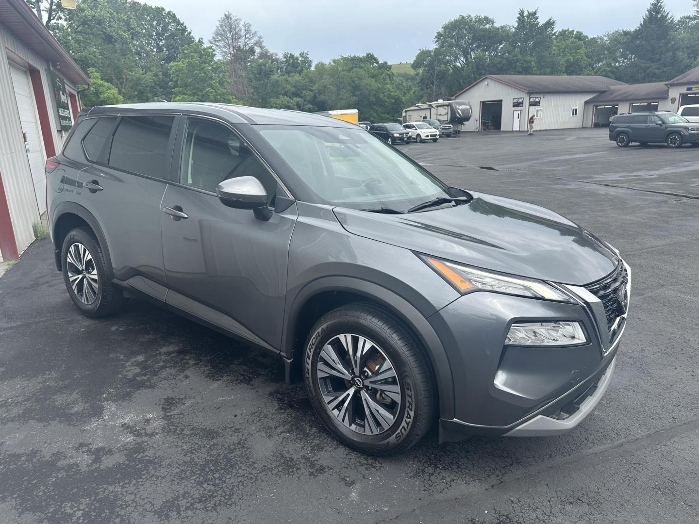2023 Gray Nissan Rogue SV AWD (5N1BT3BB4PC) with an 2.5L L4 DOHC 16V engine, CVT transmission, located at 8464 Route 219, Brockway, PA, 15824, (814) 265-1330, 41.226871, -78.780518 - A must see suv with low miles and well taken care of. This 2023 Nissan Rogue SV all wheel drive with air condition, power windows and locks, power seat, factory alloys and much more. Serviced and remaining factory warranty. - Photo#20