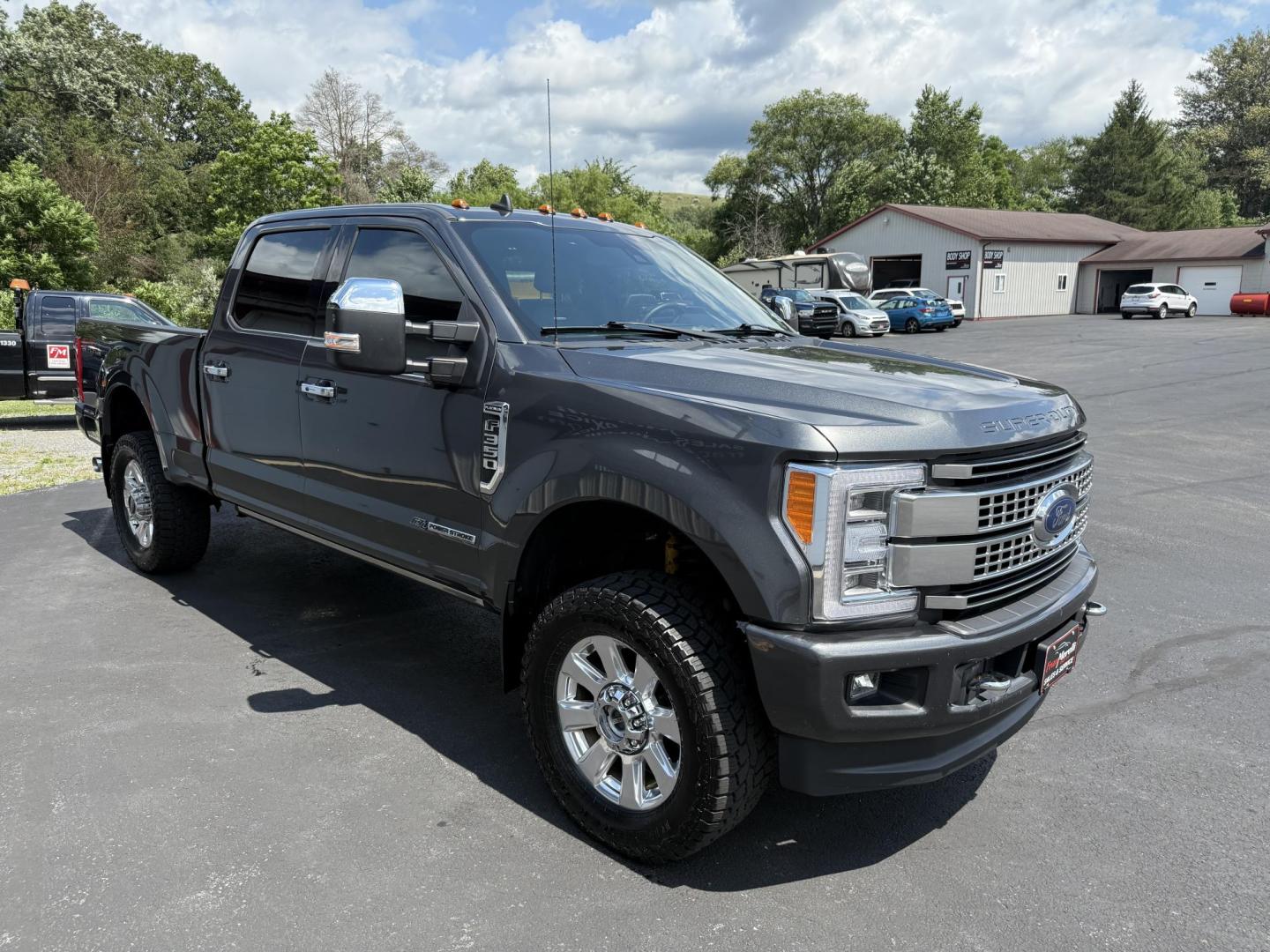 2019 Gray Ford F-350 SD King Ranch Crew Cab 4WD (1FT8W3BT6KE) with an 6.7L V8 OHV 16V DIESEL engine, 6A transmission, located at 8464 Route 219, Brockway, PA, 15824, (814) 265-1330, 41.226871, -78.780518 - Local truck in nice condition and well equipped...Hurry in this is a hard to find truck! 2019 Ford F350 Crew Cab Platinum package with 4wheel drive, leather interior with power/heated seats, diesel, and much more. ONLY 67000 miles. - Photo#21