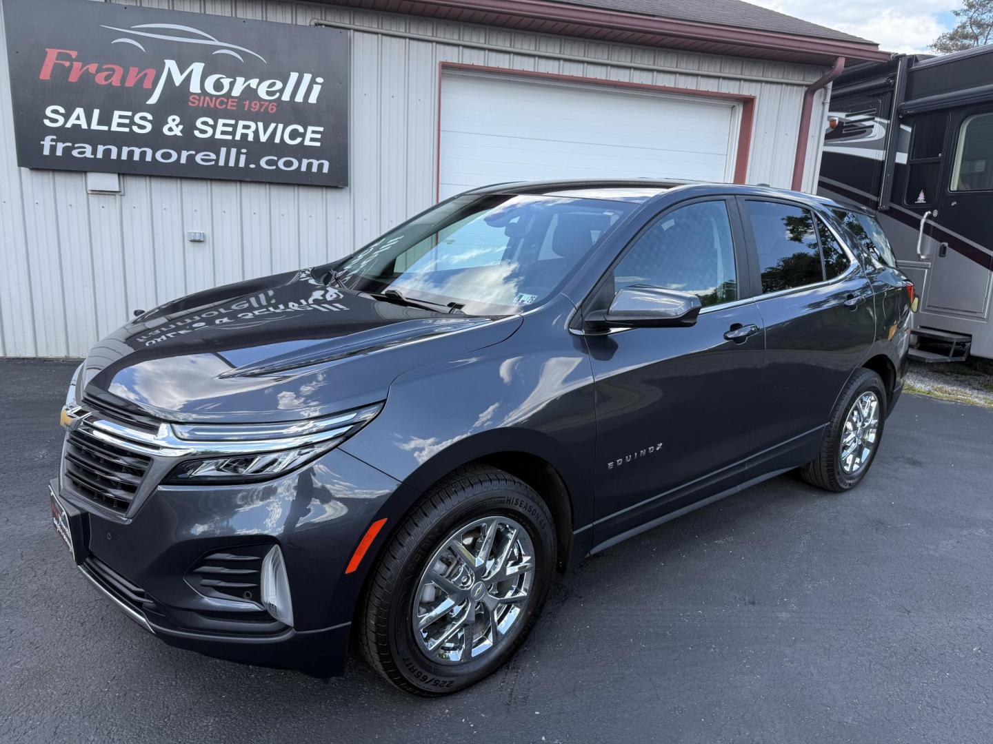 2022 Gray Chevrolet Equinox LT AWD (3GNAXUEV8NS) with an 1.5L L4 DOHC 16V TURBO engine, 6A transmission, located at 8464 Route 219, Brockway, PA, 15824, (814) 265-1330, 41.226871, -78.780518 - Clean, well taken care of 2022 Chev Equinox LT AWD with cloth interior, power/heated front seats, air condition, power windows and locks, factory wheels and ONLY 38000 miles. - Photo#0