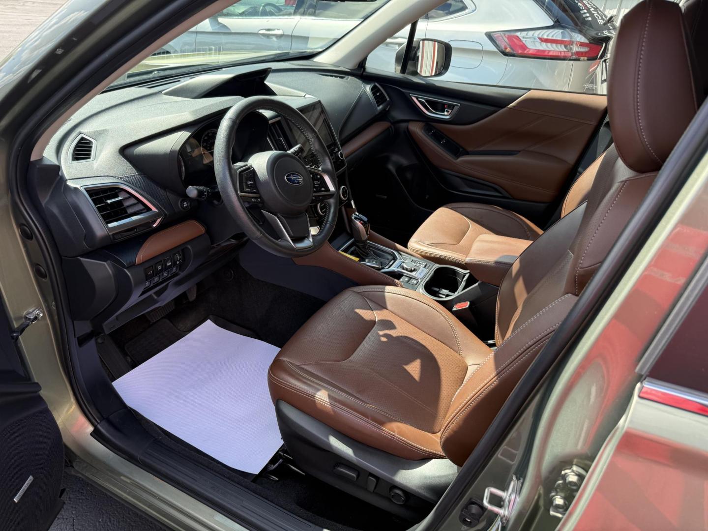 2019 Green Subaru Forester Touring (JF2SKAWC8KH) with an 2.5L H4 SOHC 16V engine, CVT transmission, located at 8464 Route 219, Brockway, PA, 15824, (814) 265-1330, 41.226871, -78.780518 - ONE SHARP LOCAL TRADE IN and in very nice condition. 2019 Subaru Forester Touring pkg with leather interior, power pano roof, navigation, pwr/heated front seats, and much more. This Subaru has only 48000 miles and is serviced up. - Photo#3