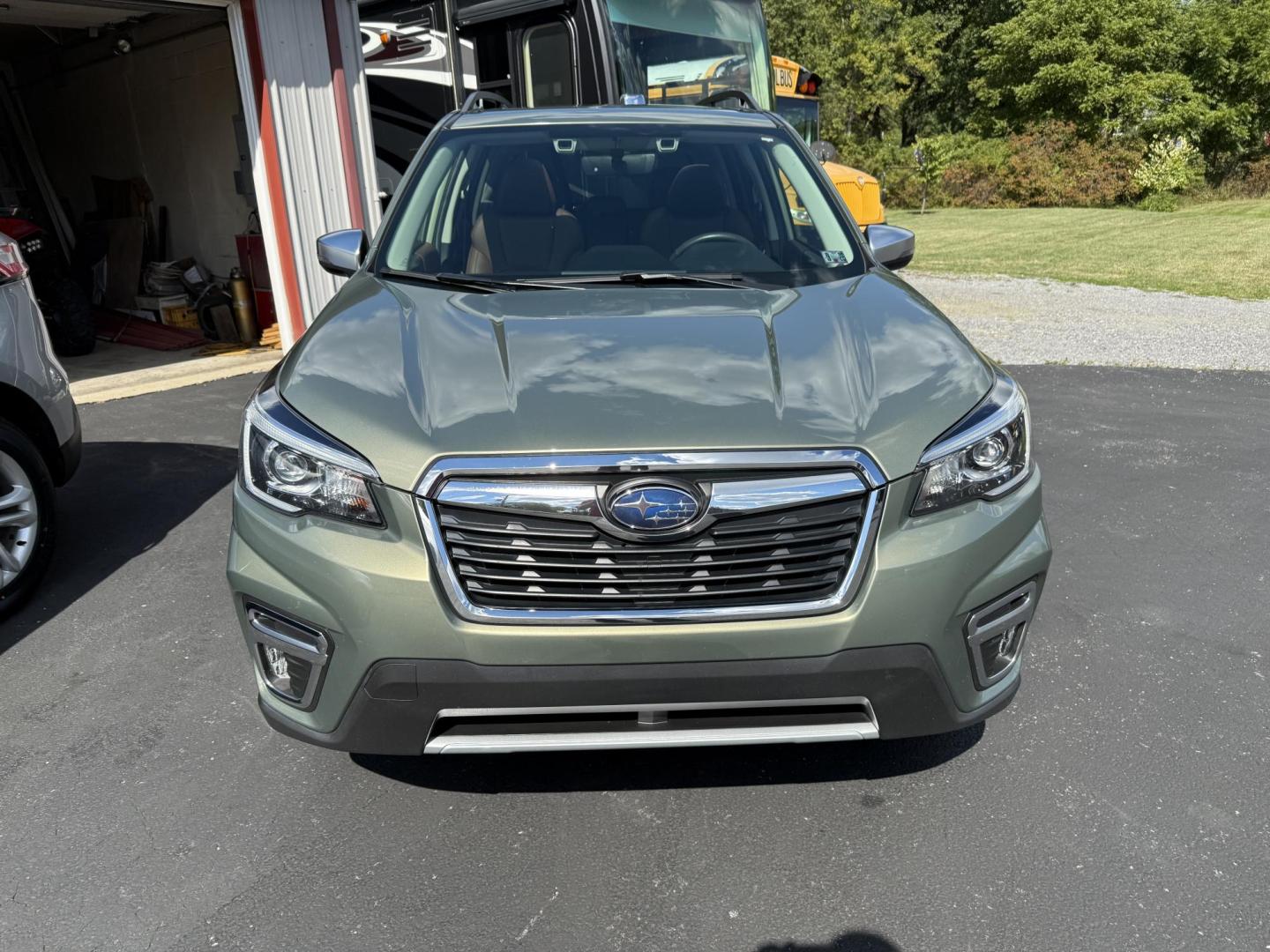 2019 Green Subaru Forester Touring (JF2SKAWC8KH) with an 2.5L H4 SOHC 16V engine, CVT transmission, located at 8464 Route 219, Brockway, PA, 15824, (814) 265-1330, 41.226871, -78.780518 - ONE SHARP LOCAL TRADE IN and in very nice condition. 2019 Subaru Forester Touring pkg with leather interior, power pano roof, navigation, pwr/heated front seats, and much more. This Subaru has only 48000 miles and is serviced up. - Photo#25