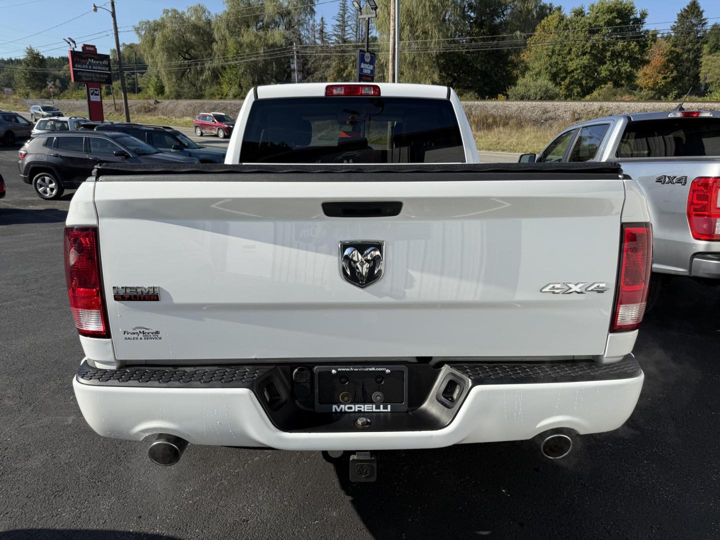 2017 White RAM 1500 Tradesman Quad Cab 4WD (1C6RR7FT7HS) with an 5.7L V8 OHV 16V engine, 8A transmission, located at 8464 Route 219, Brockway, PA, 15824, (814) 265-1330, 41.226871, -78.780518 - Good looking pre owned 2017 Ram 1500 Q/Cab 4wd with HEMI, 20's, air condition, power windows and locks, bed liner and much more. ONLY 88000 miles on this Ram truck and is serviced up! - Photo#11