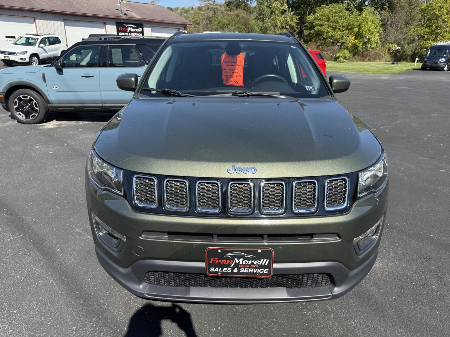 2019 Green Jeep Compass Sport 4WD (3C4NJDBB5KT) with an 2.4L L4 DOHC 16V engine, located at 8464 Route 219, Brockway, PA, 15824, (814) 265-1330, 41.226871, -78.780518 - Photo#21