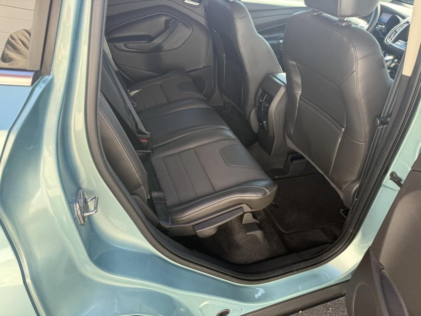 2013 Green Ford Escape Titanium 4WD (1FMCU9J93DU) with an 2.0L L4 DOHC 16V engine, 6-Speed Automatic transmission, located at 8464 Route 219, Brockway, PA, 15824, (814) 265-1330, 41.226871, -78.780518 - Local vehicle in very nice shape and has very low miles. This 2013 Ford Escape Titanium has cloth/leather trimed seating with pwr/heated front seats, big screen radio with back up camera, hitch and only 74900 miles. - Photo#14