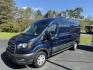 2020 Blue Ford Transit 250 Van Med. Roof w/Sliding Pass. 130-in. WB (1FTBR1CG7LK) with an 3.5L V6 DOHC 24V engine, 6A transmission, located at 8464 Route 219, Brockway, PA, 15824, (814) 265-1330, 41.226871, -78.780518 - Photo#0