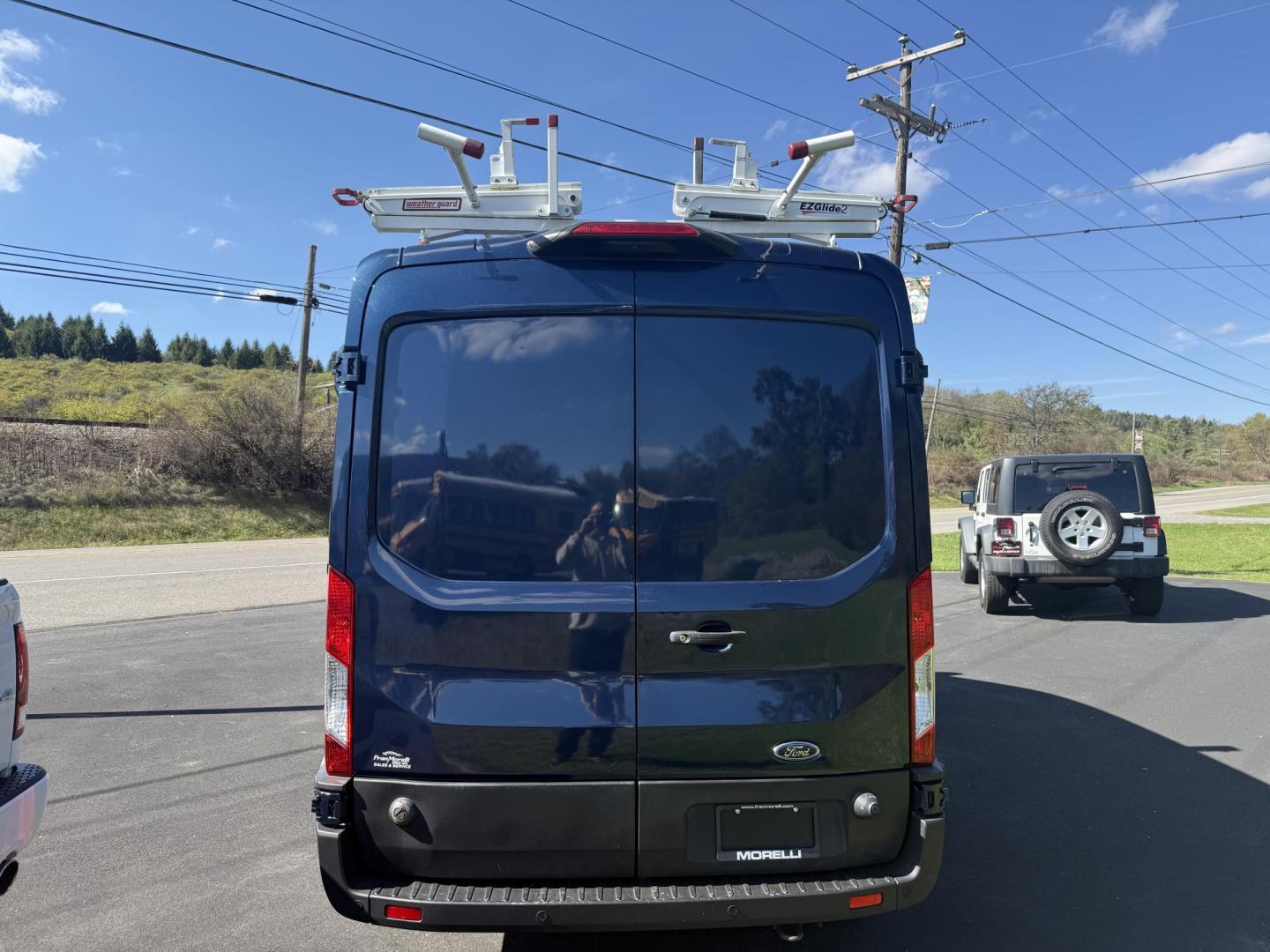 2020 Blue Ford Transit 250 Van Med. Roof w/Sliding Pass. 130-in. WB (1FTBR1CG7LK) with an 3.5L V6 DOHC 24V engine, 6A transmission, located at 8464 Route 219, Brockway, PA, 15824, (814) 265-1330, 41.226871, -78.780518 - Photo#7