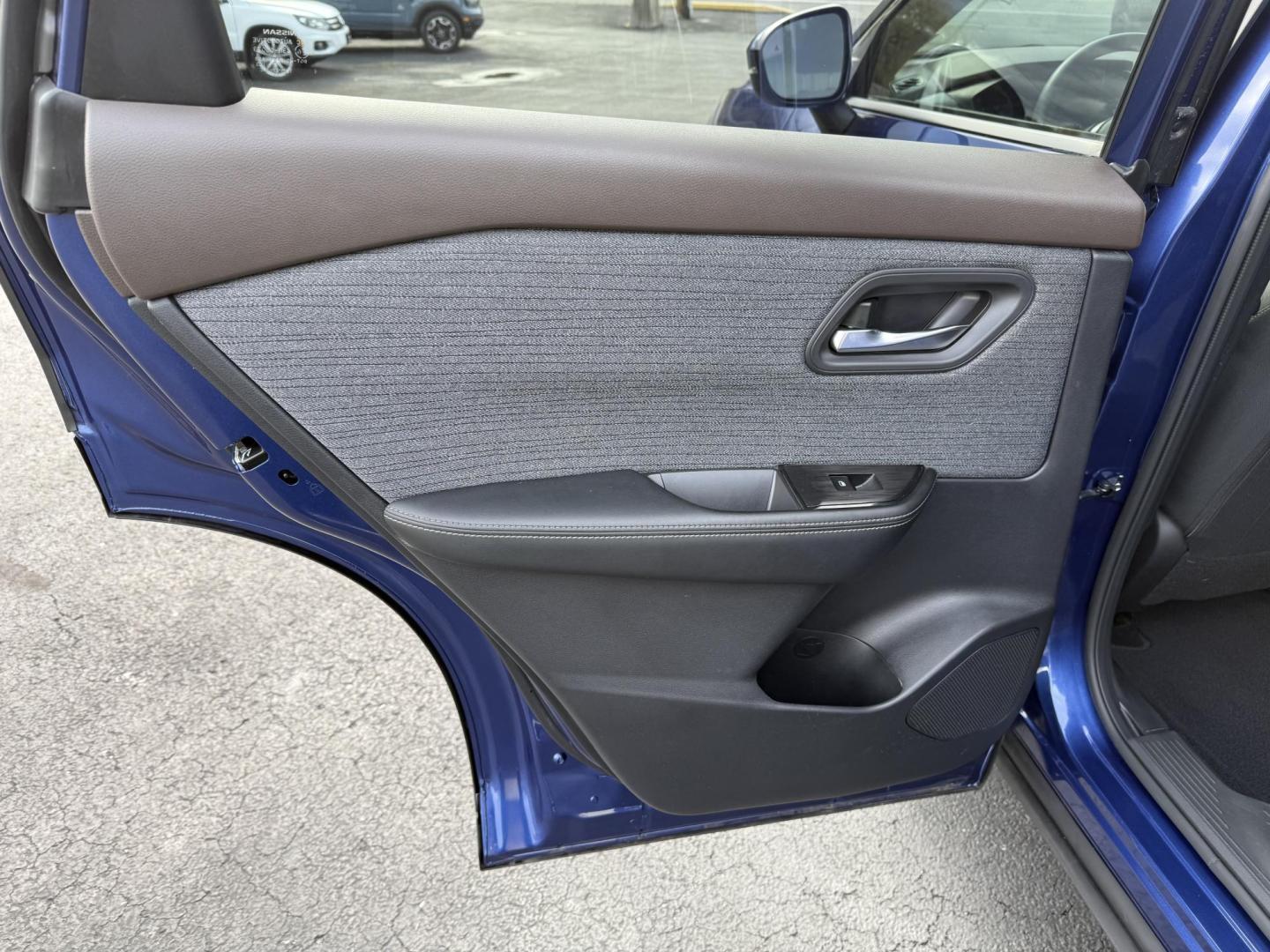 2023 Blue Nissan Rogue SV AWD (JN8BT3BB9PW) with an 2.5L L4 DOHC 16V engine, CVT transmission, located at 8464 Route 219, Brockway, PA, 15824, (814) 265-1330, 41.226871, -78.780518 - Photo#10