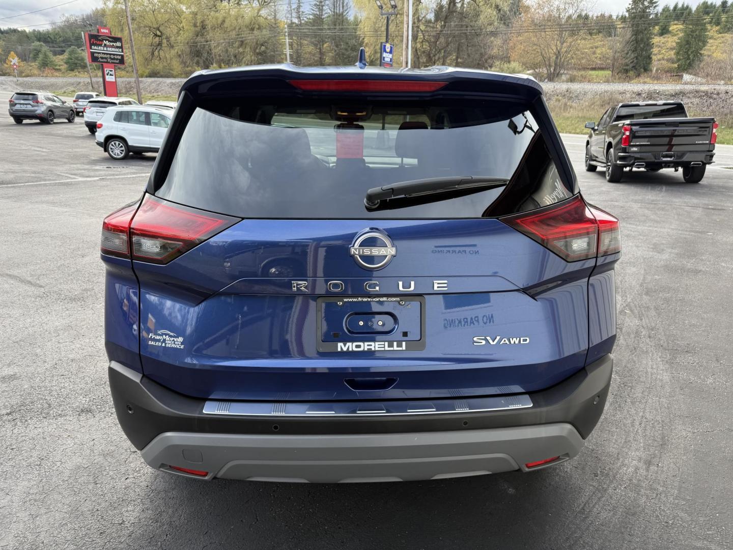 2023 Blue Nissan Rogue SV AWD (JN8BT3BB9PW) with an 2.5L L4 DOHC 16V engine, CVT transmission, located at 8464 Route 219, Brockway, PA, 15824, (814) 265-1330, 41.226871, -78.780518 - Photo#12