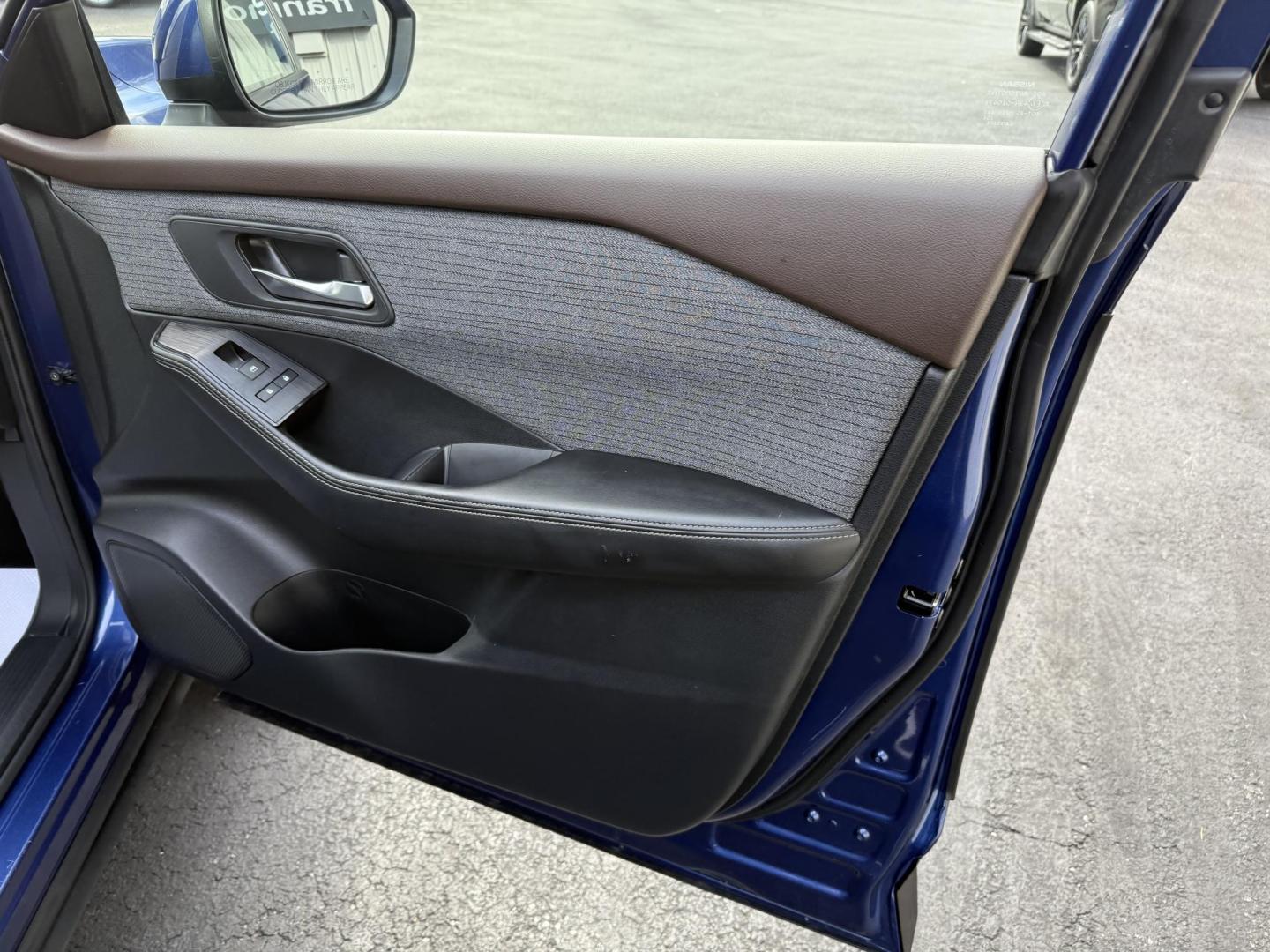 2023 Blue Nissan Rogue SV AWD (JN8BT3BB9PW) with an 2.5L L4 DOHC 16V engine, CVT transmission, located at 8464 Route 219, Brockway, PA, 15824, (814) 265-1330, 41.226871, -78.780518 - Photo#18