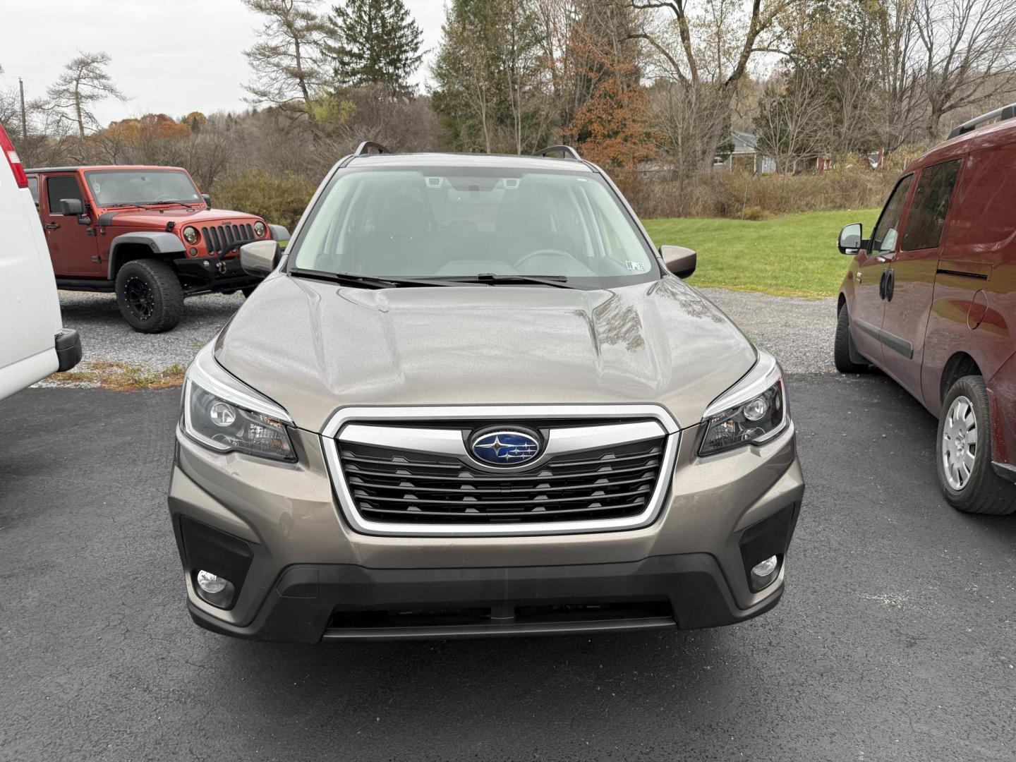 2021 Charcoal Subaru Forester Premium (JF2SKAFC9MH) with an 2.5L H4 SOHC 16V engine, CVT transmission, located at 8464 Route 219, Brockway, PA, 15824, (814) 265-1330, 41.226871, -78.780518 - Good looking, pre owned 2021 Subaru Forester Premium with all wheel drive, leather, pano roof, well equipped and ONLY 24000 miles. This pre owned Subaru is clean, serviced up and comes with a warranty. - Photo#18