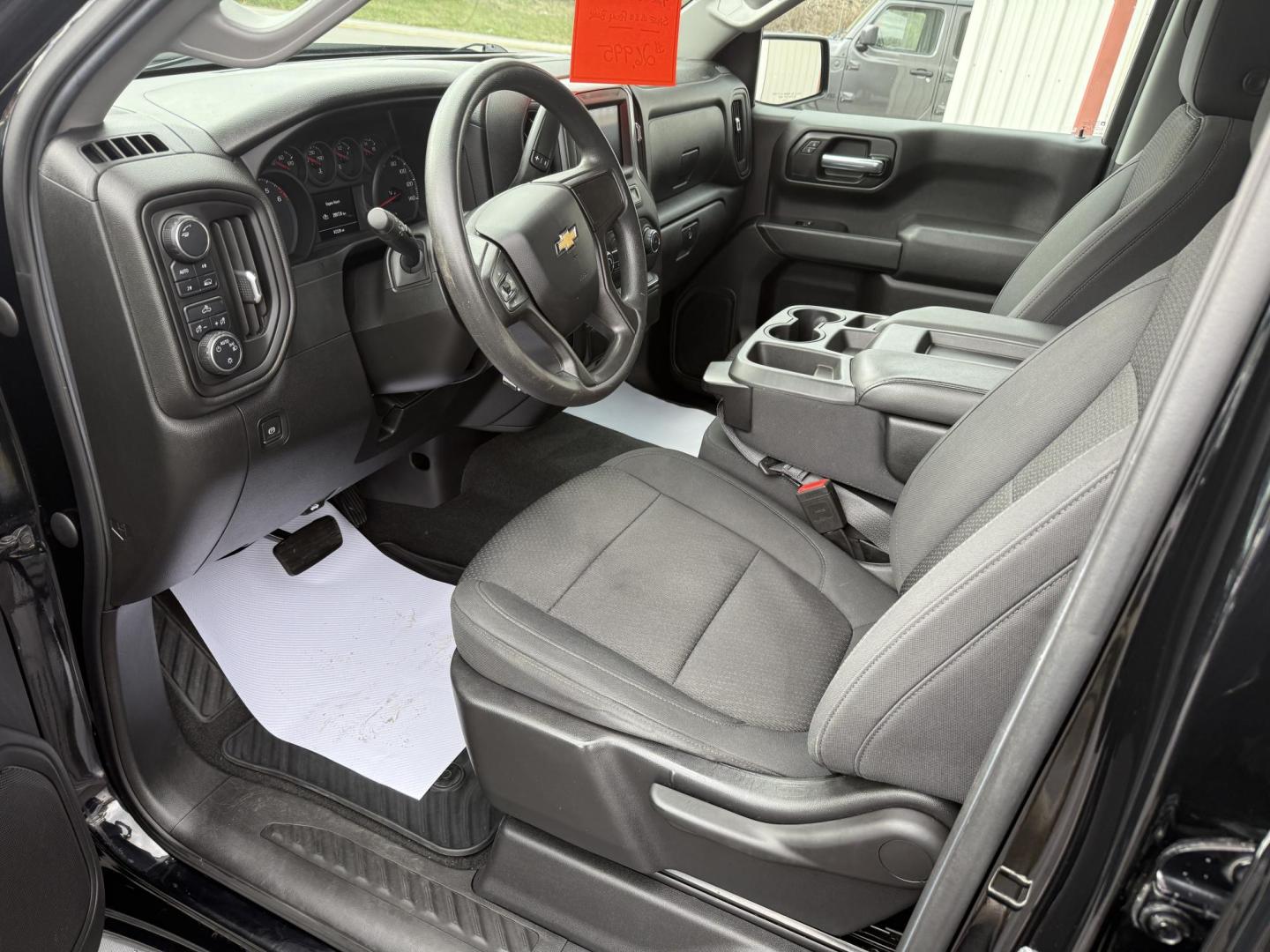 2020 Black Chevrolet Silverado 1500 Custom Crew Cab Short Box 4WD (1GCUYBEF1LZ) with an 5.3L V8 OHV 16V engine, 6A transmission, located at 8464 Route 219, Brockway, PA, 15824, (814) 265-1330, 41.226871, -78.780518 - Good looking pre owned 2020 Chev 1500 Crew cab 4wd with V8 engine, air condition, pwr windows and locks, and much more. This truck is serviced up and comes with a warranty. - Photo#3