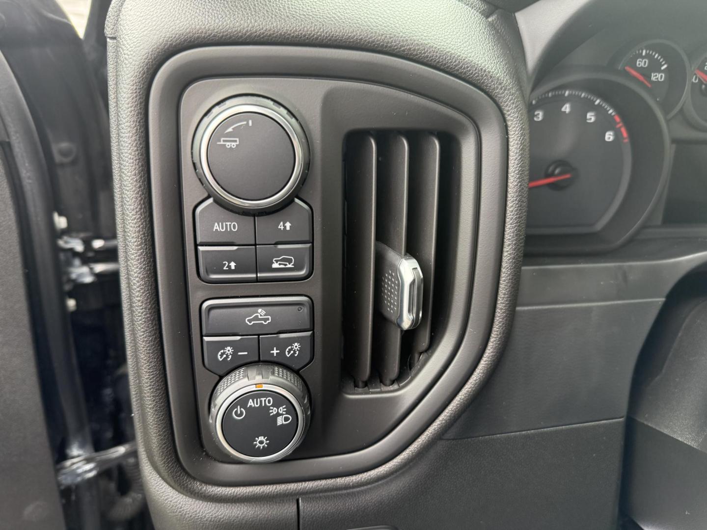 2020 Black Chevrolet Silverado 1500 Custom Crew Cab Short Box 4WD (1GCUYBEF1LZ) with an 5.3L V8 OHV 16V engine, 6A transmission, located at 8464 Route 219, Brockway, PA, 15824, (814) 265-1330, 41.226871, -78.780518 - Good looking pre owned 2020 Chev 1500 Crew cab 4wd with V8 engine, air condition, pwr windows and locks, and much more. This truck is serviced up and comes with a warranty. - Photo#6